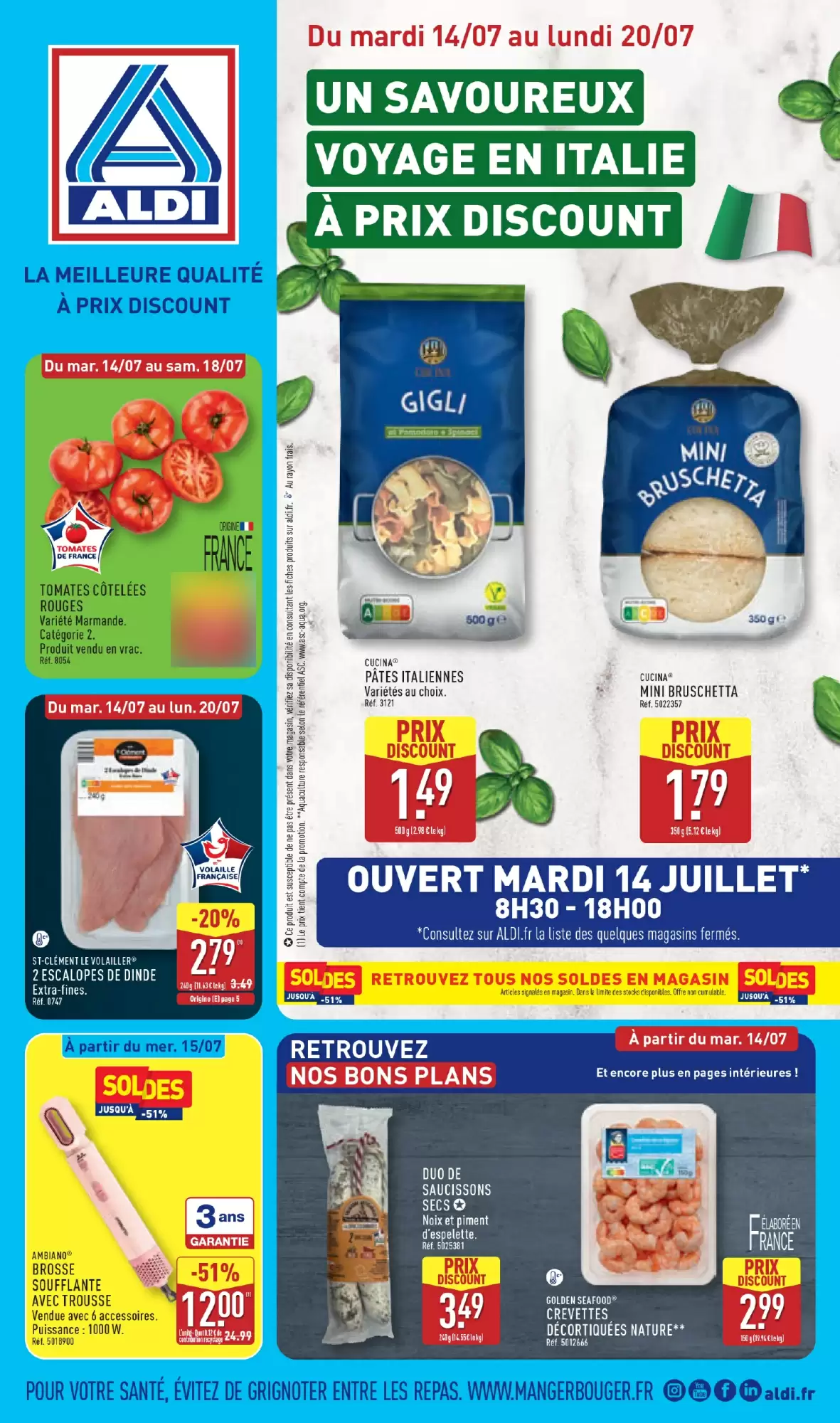 Catalogue ALDI du 14 au 20 juillet 2026 - Couverture