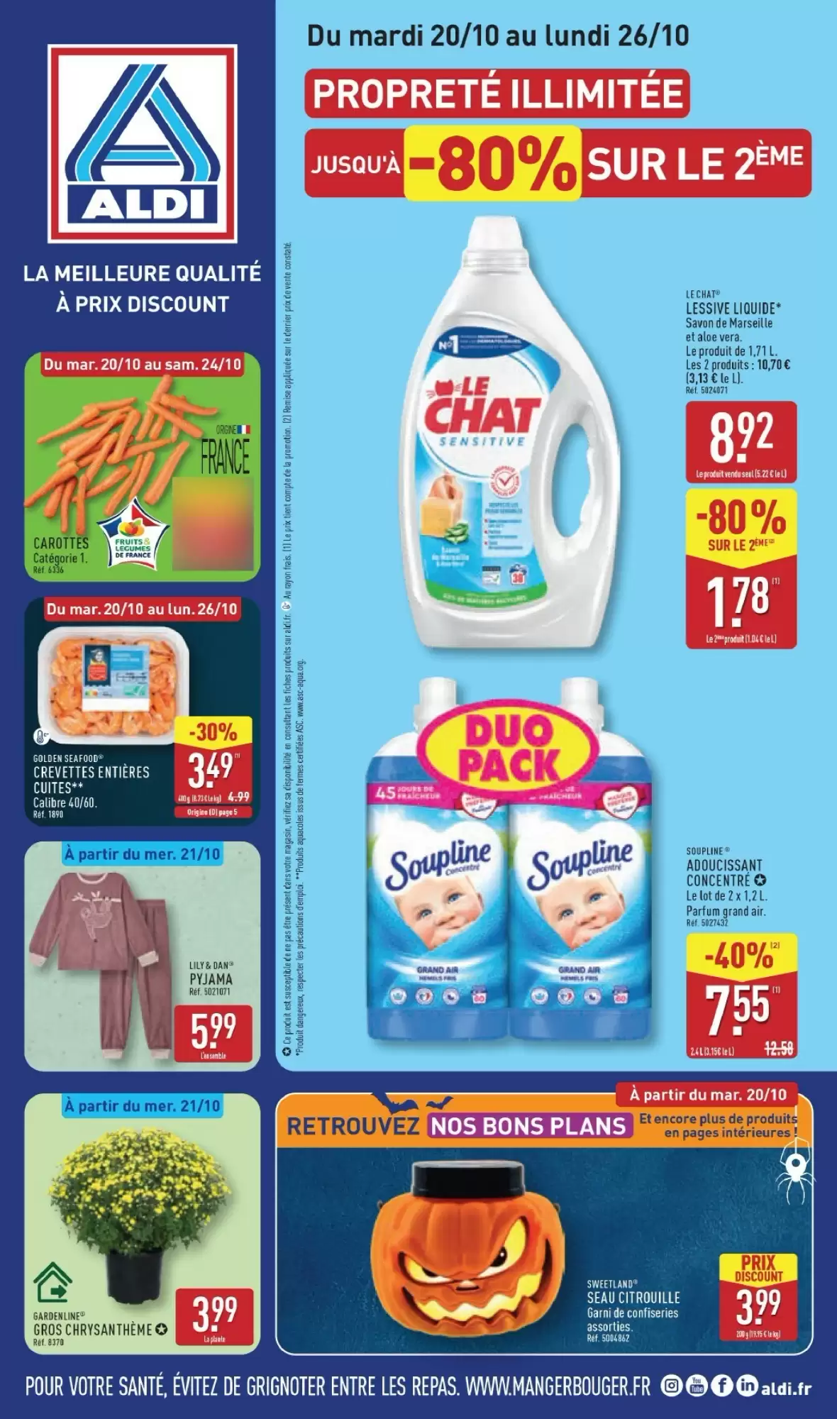 Catalogue ALDI est disponible dans votre magasin ALDI le plus proche. du 20 au 26 octobre 2026