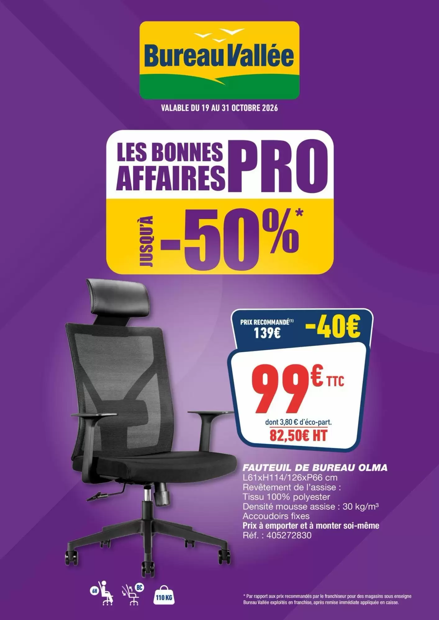 Catalogue Bureau Vallée du 18 au 31 octobre 2026 - Couverture