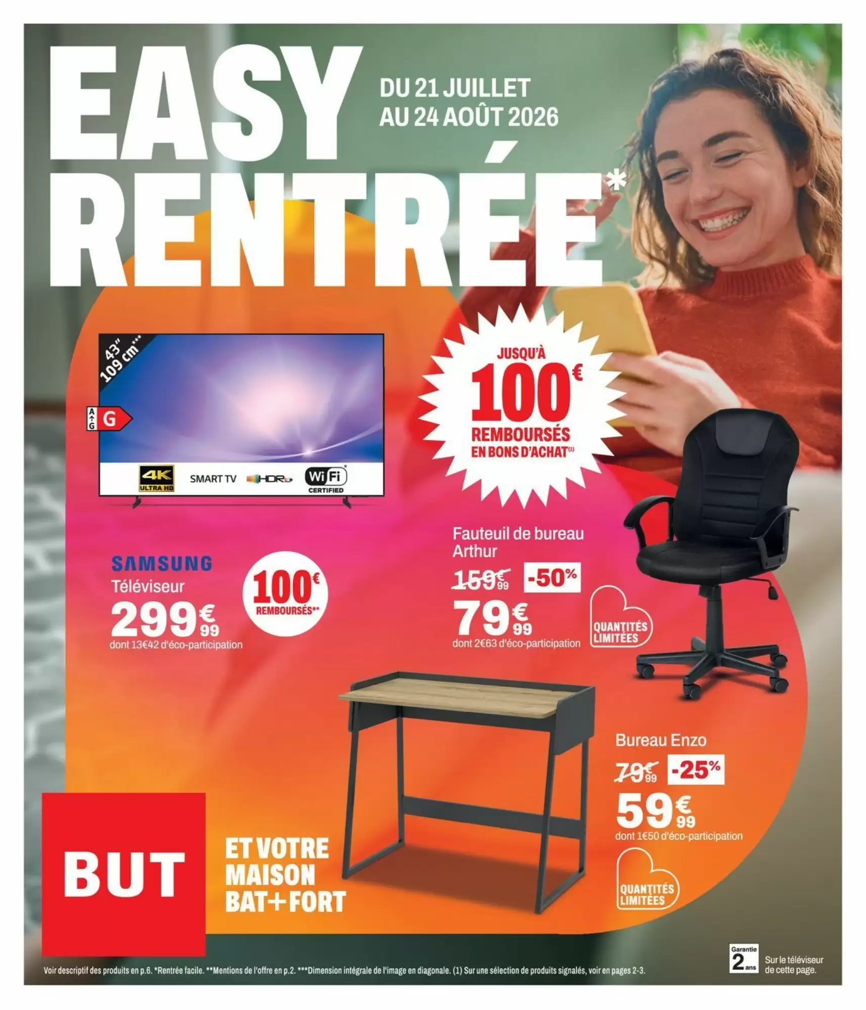 Catalogue BUT du 21 juillet au 24 août 2026 - Couverture