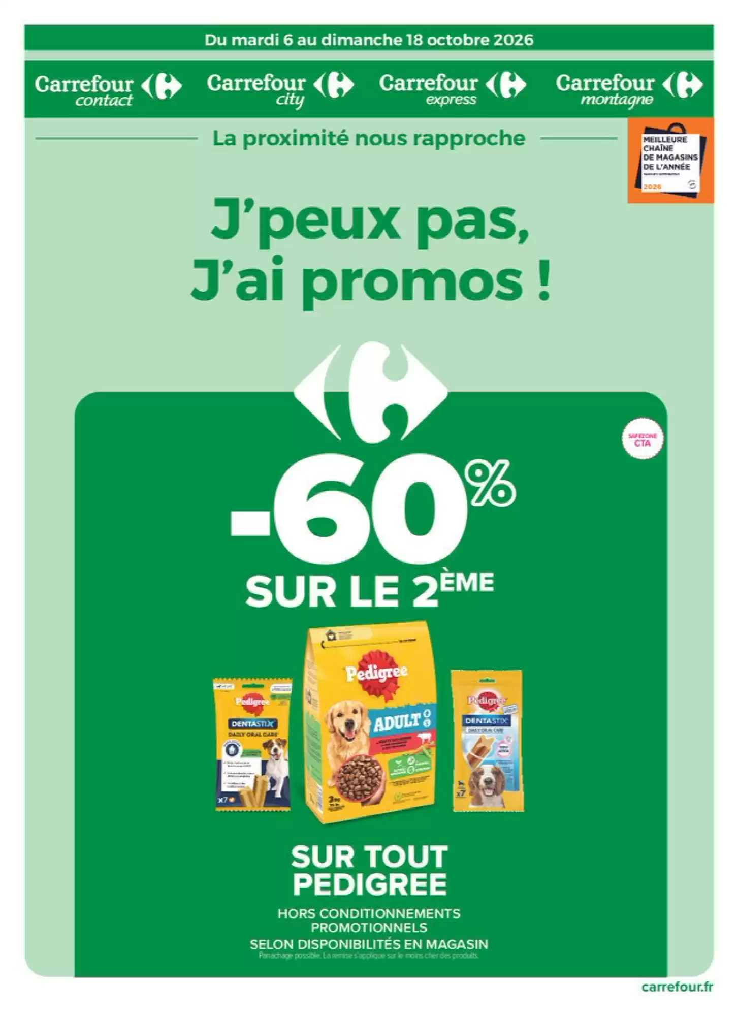 Catalogue Carrefour City est disponible dans votre magasin Carrefour City le plus proche. du 6 au 18 octobre 2026 - Couverture