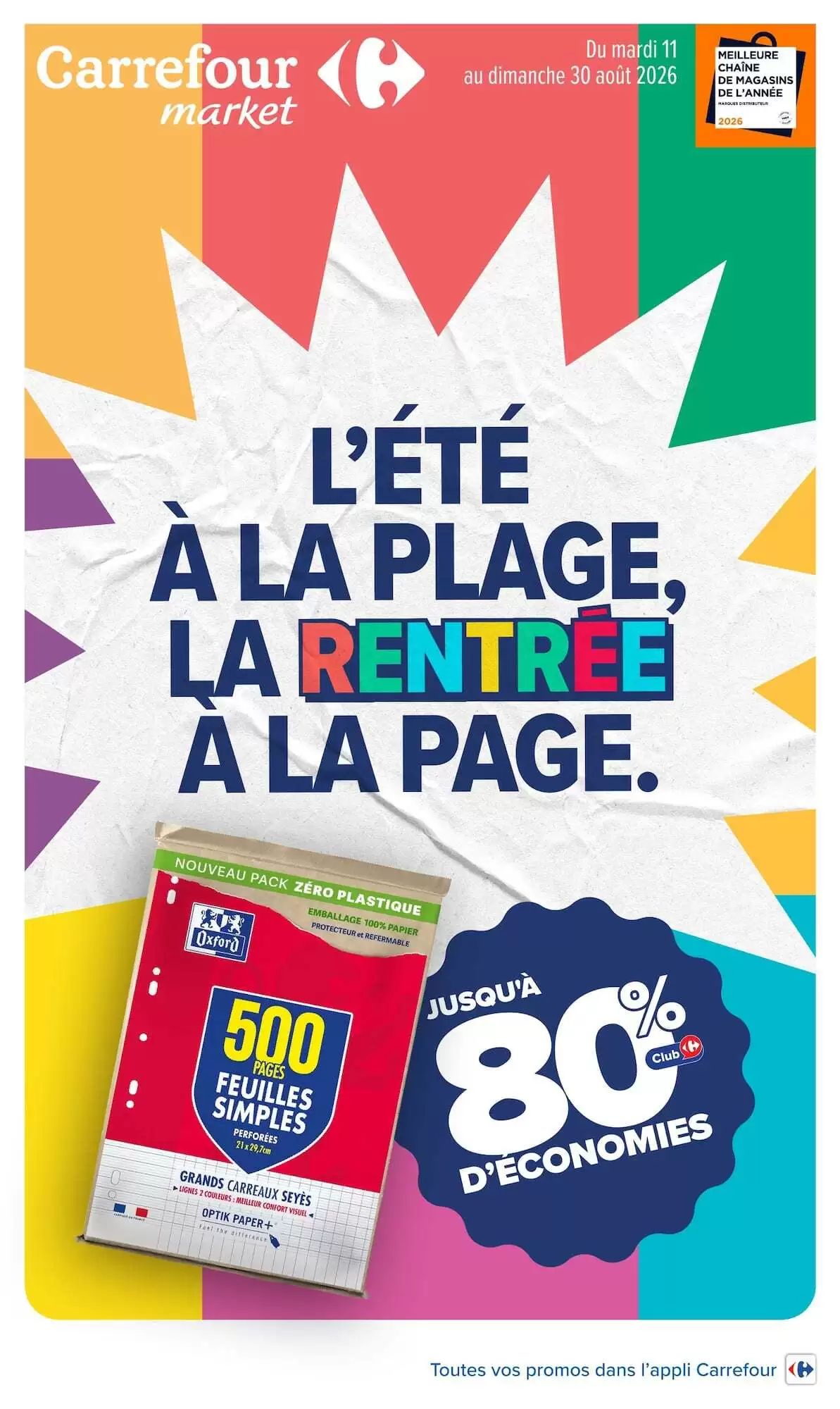 Catalogue Carrefour Market du 11 au 30 août 2026