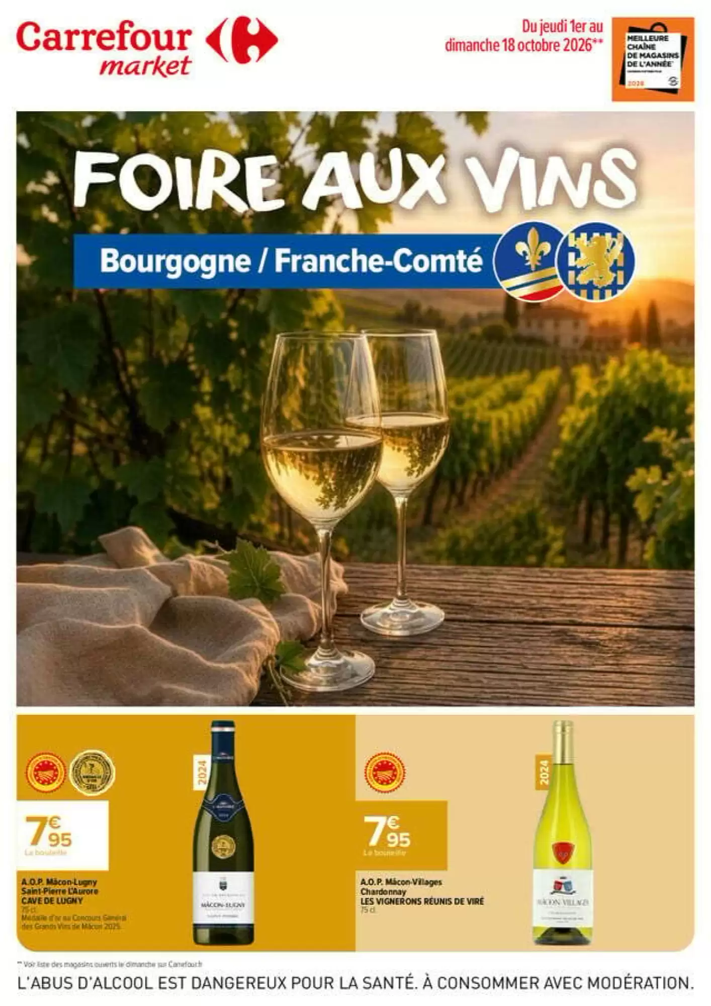 Catalogue Carrefour Market est disponible dans votre magasin Carrefour Market le plus proche. du 1 au 18 octobre 2026
