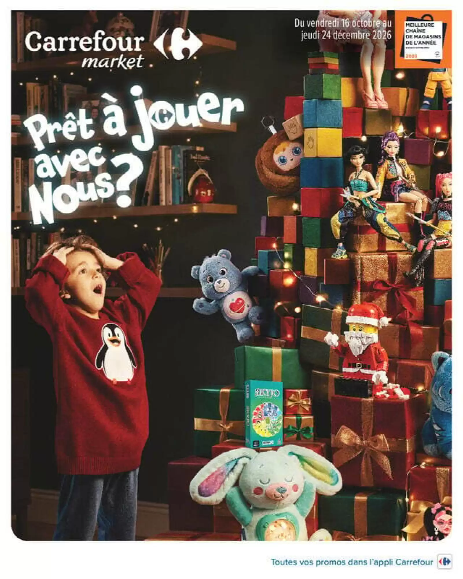 Catalogue Carrefour Market est disponible dans votre magasin Carrefour Market le plus proche. du 16 octobre au 24 décembre 2026