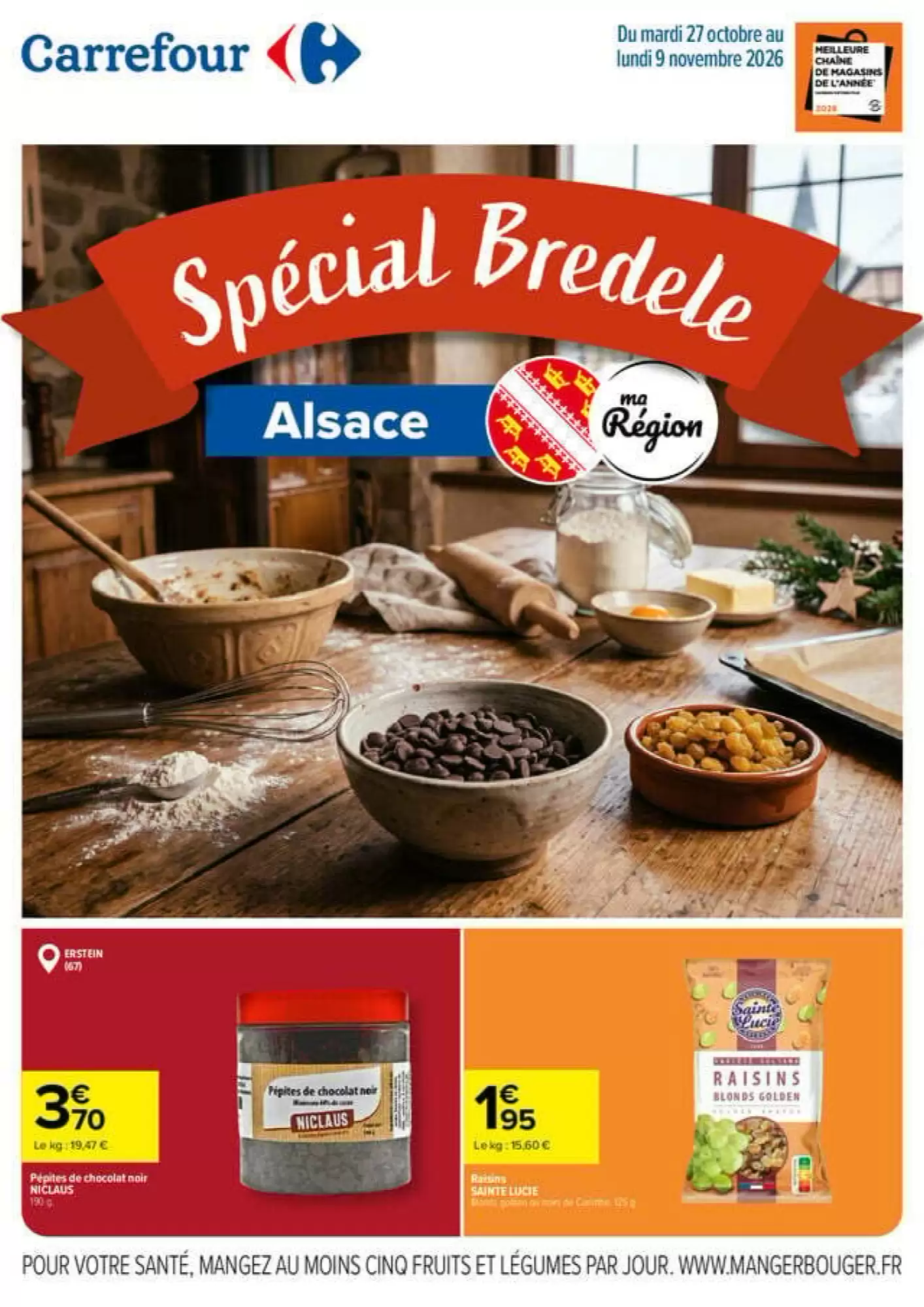 Catalogue Carrefour est disponible dans votre magasin Carrefour le plus proche. du 27 octobre au 9 novembre 2026