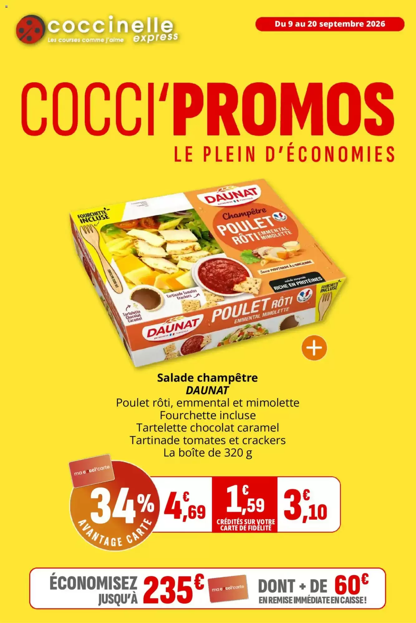 Catalogue Coccinelle Express du 9 au 20 septembre 2026