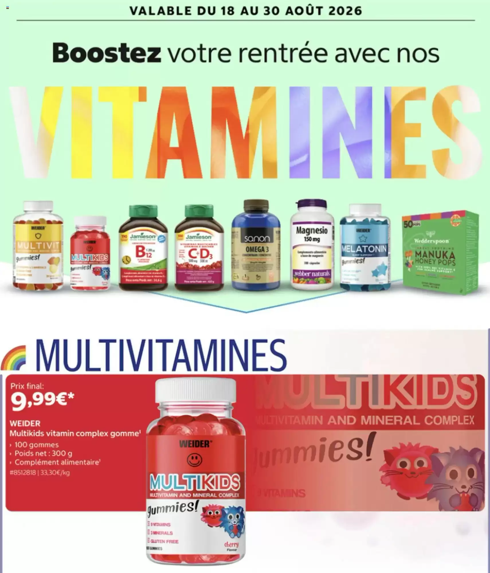 Catalogue Costco du 18 au 31 août 2026