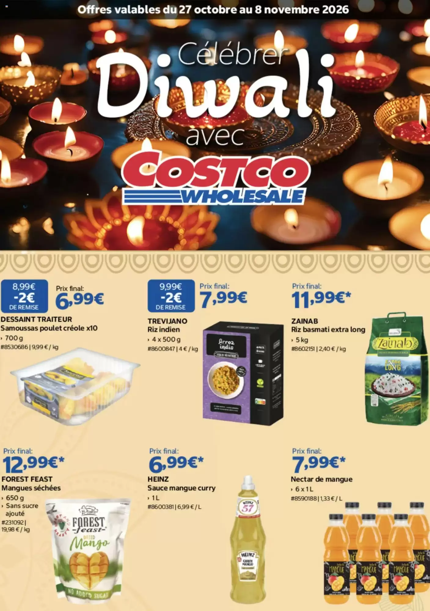 Catalogue Costco du 27 octobre au 8 novembre 2026