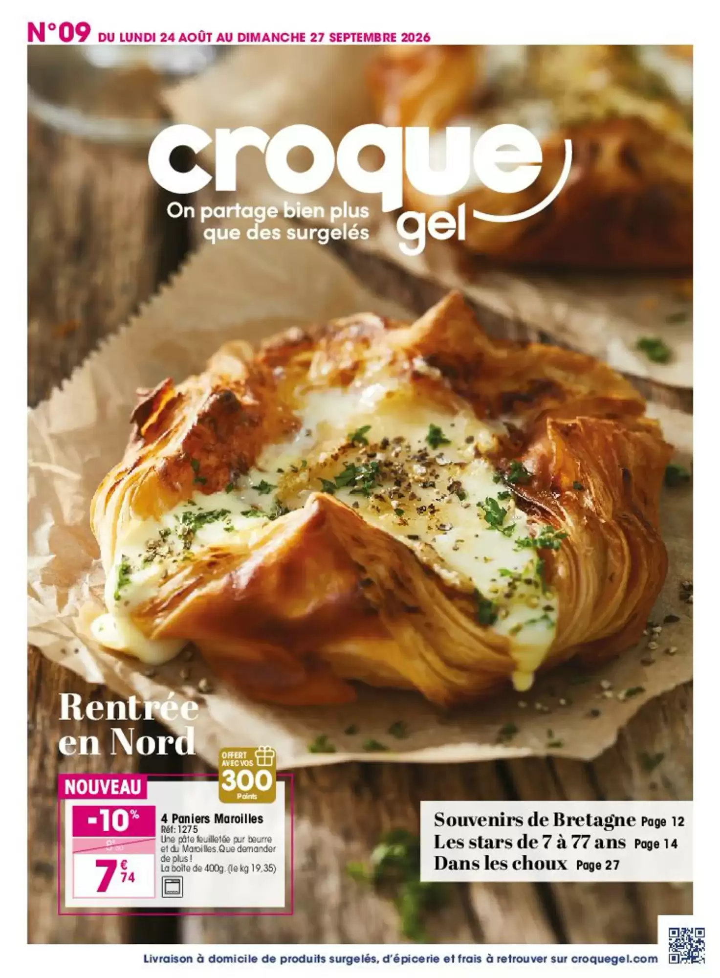 Catalogue Croque Gel du 24 août au 27 septembre 2026