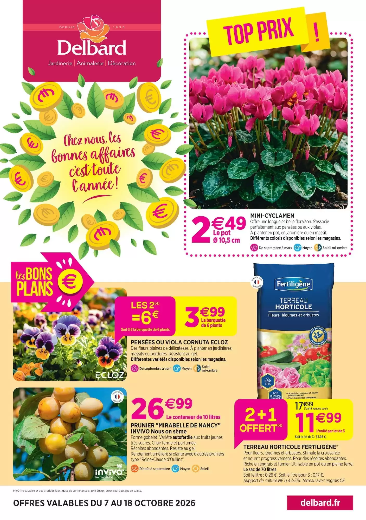 Catalogue Delbard du 7 au 18 octobre 2026 - Couverture