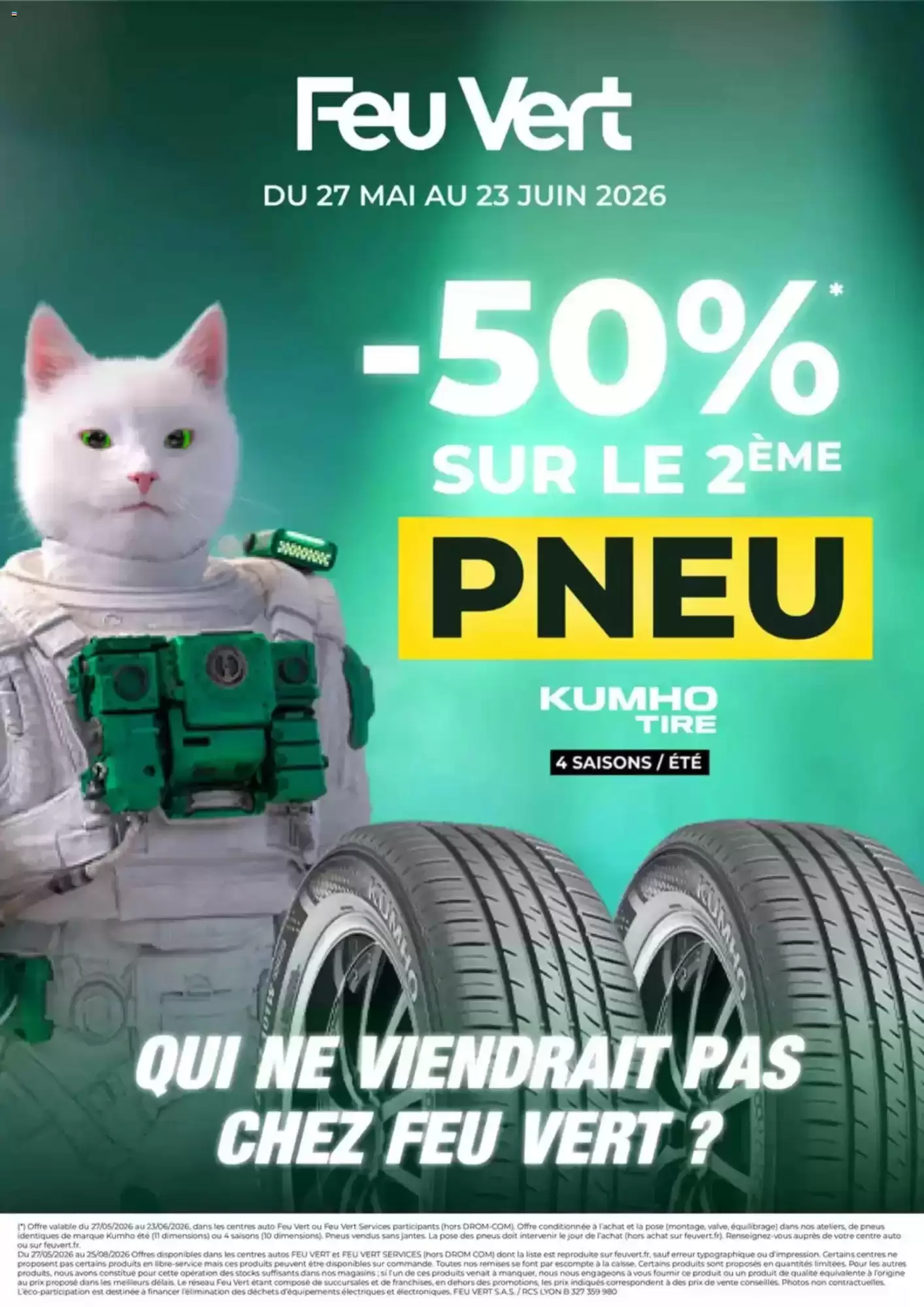 Catalogue Feu Vert - Couverture