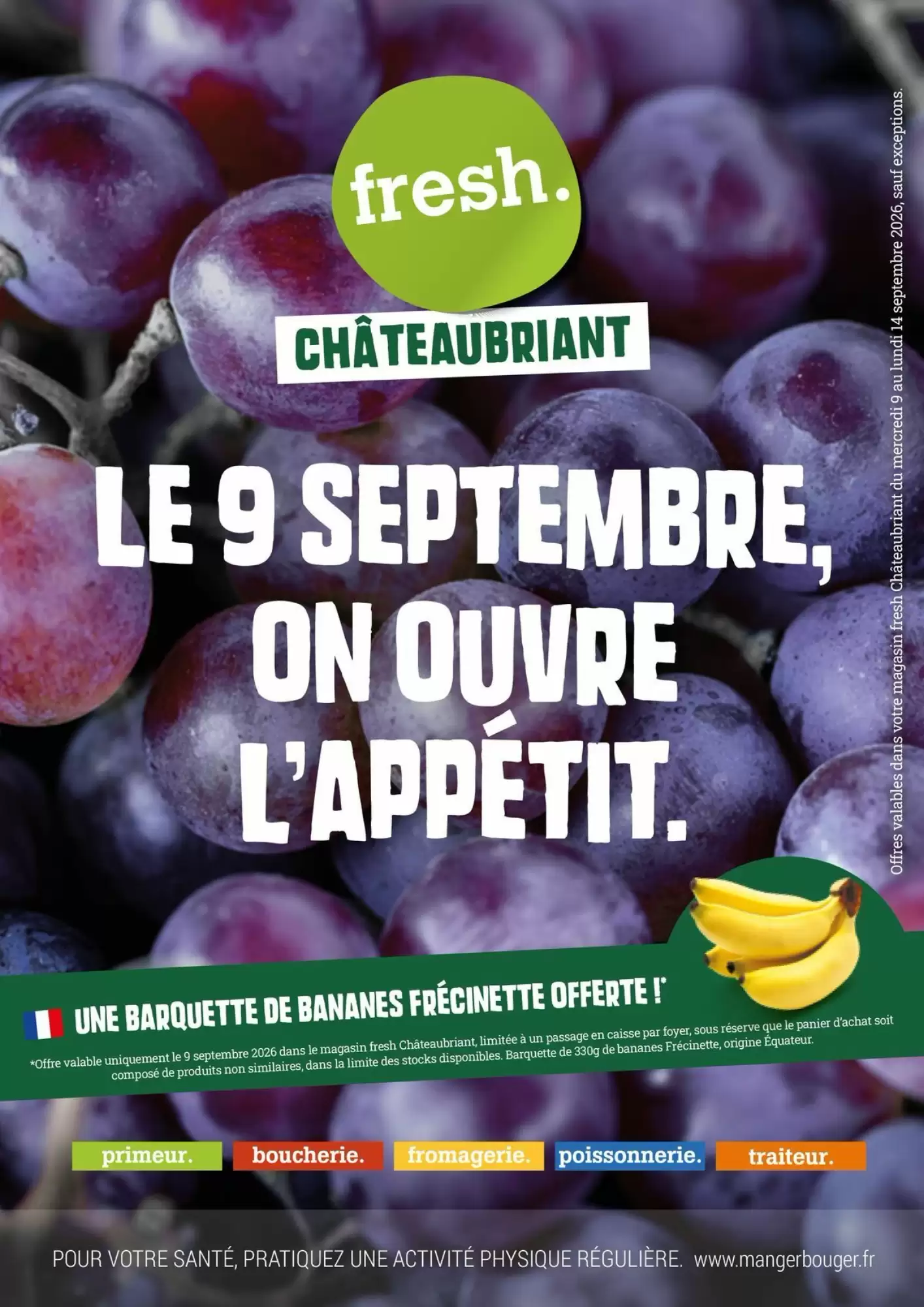 Catalogue Fresh du 9 au 14 septembre 2026 - Couverture