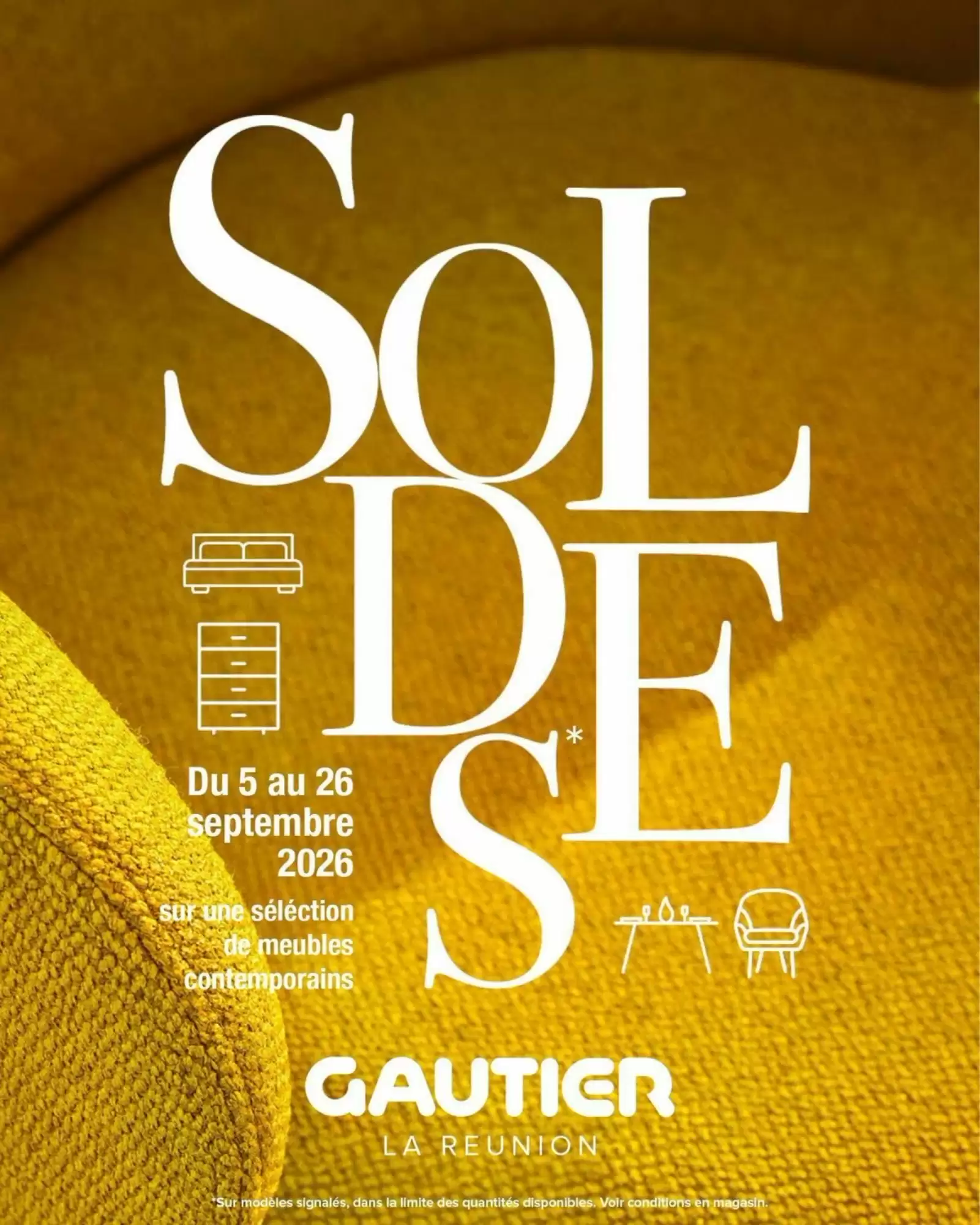 Catalogue Gautier du 8 au 26 septembre 2026