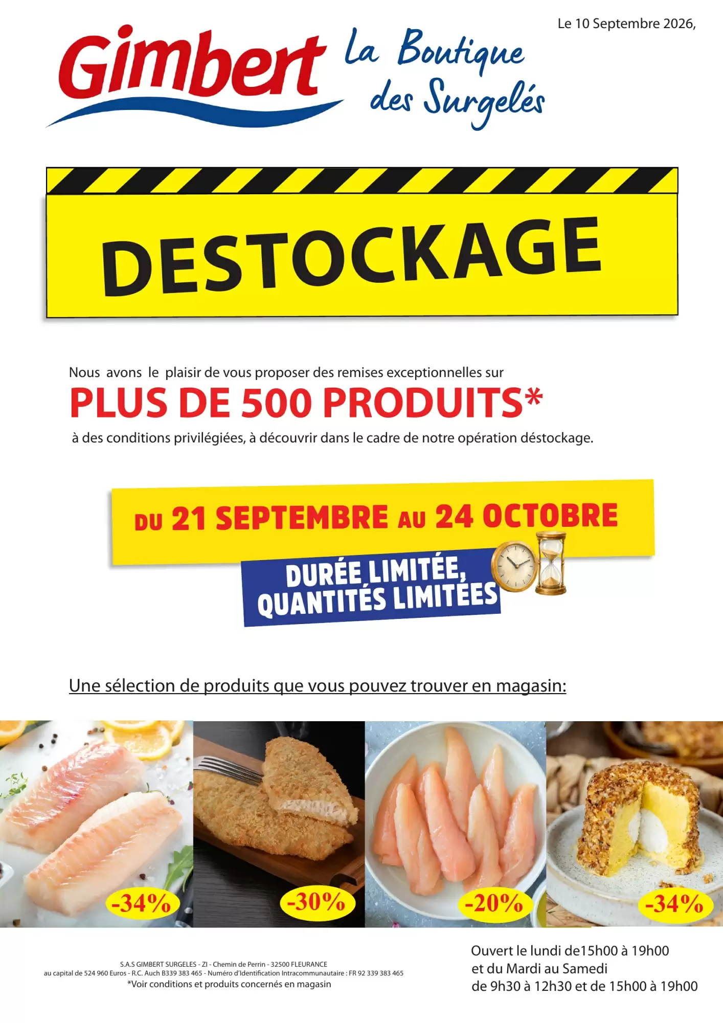 Catalogue Gel 2000 du 9 au 24 octobre 2026