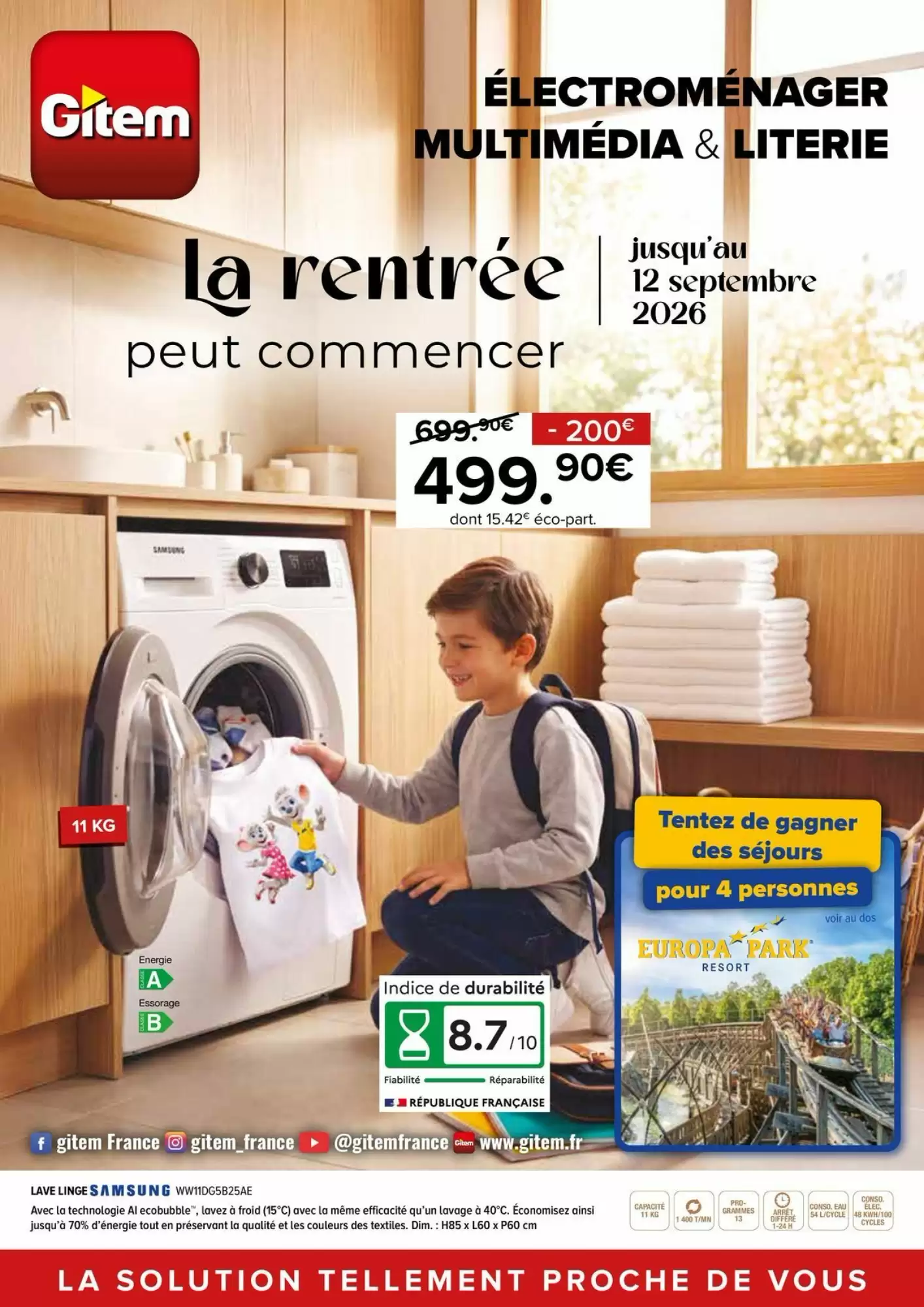 Catalogue Gitem du 19 août au 12 septembre 2026