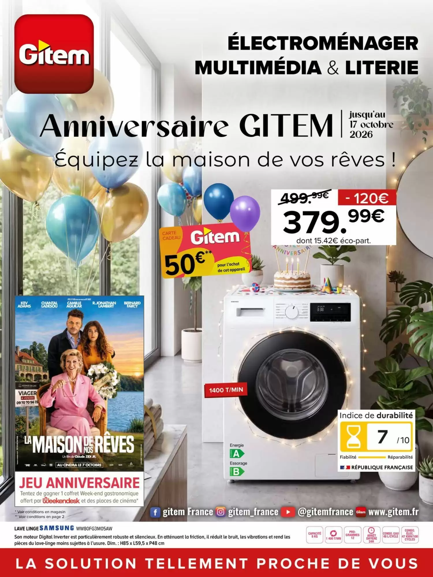 Catalogue Gitem du 1 au 17 octobre 2026