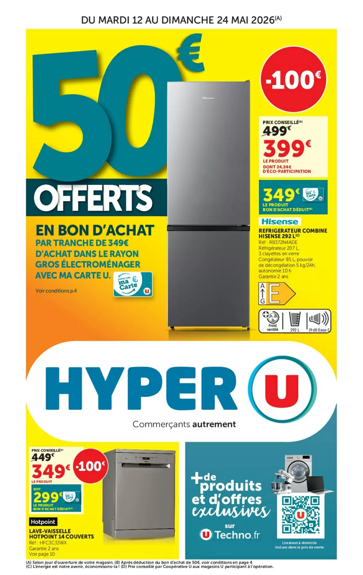 Catalogue Hyper U | Les prix bas de l'électroménager