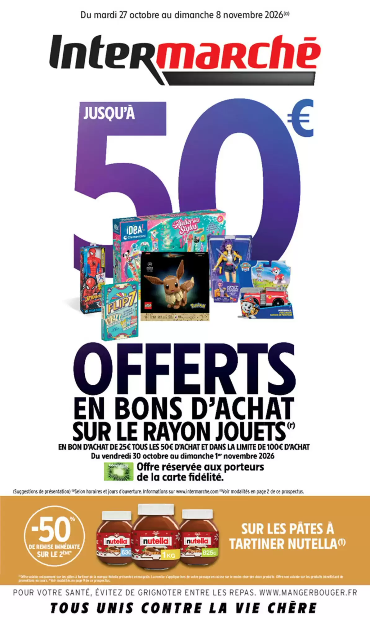 Catalogue Intermarché Contact du 27 octobre au 8 novembre 2026 - Couverture