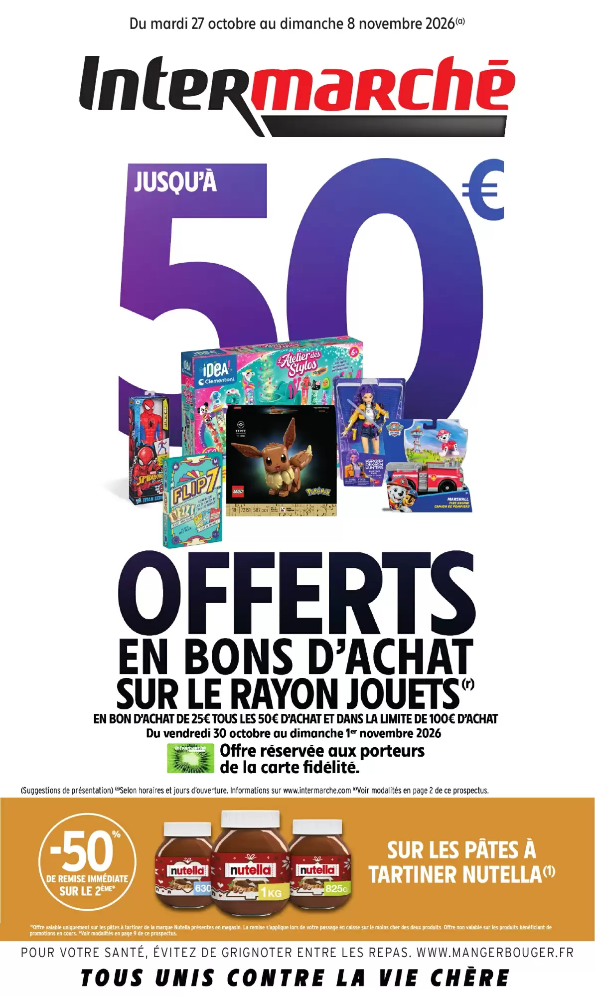 Catalogue Intermarché Express du 27 octobre au 8 novembre 2026 - Couverture