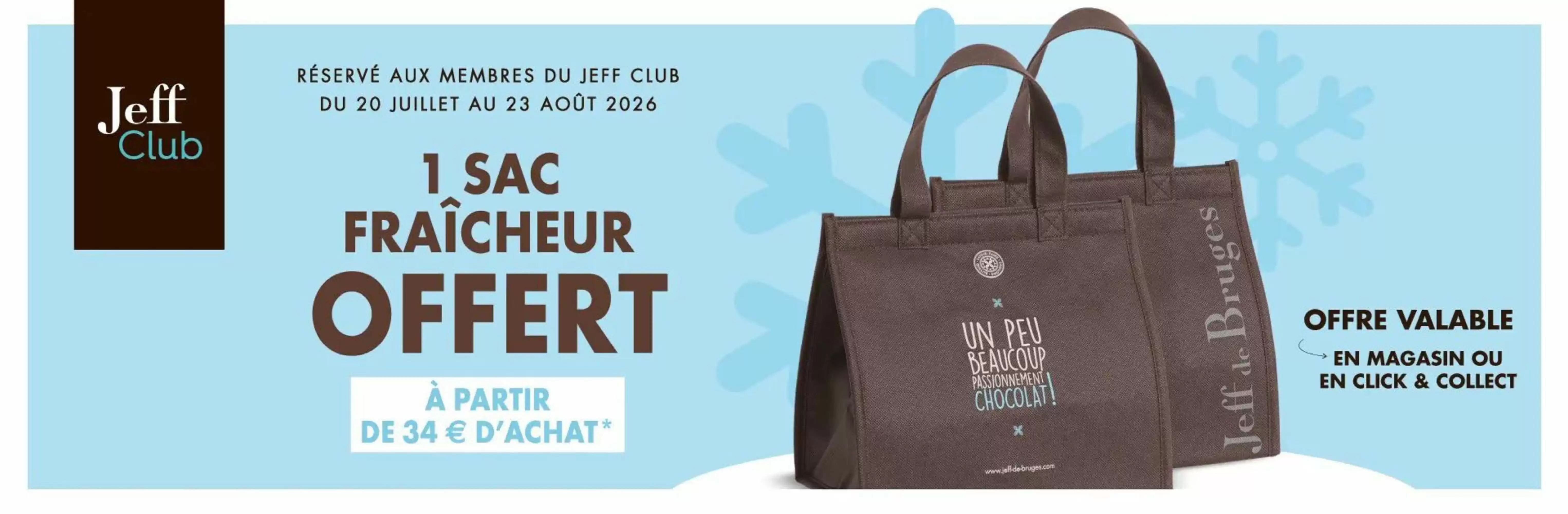 Catalogue Jeff de Bruges du 23 juillet au 23 août 2026 - Couverture