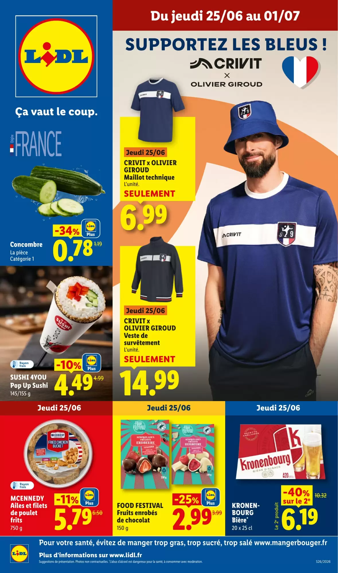 Catalogue Lidl du 25 juin au 1 juillet 2026 - Couverture