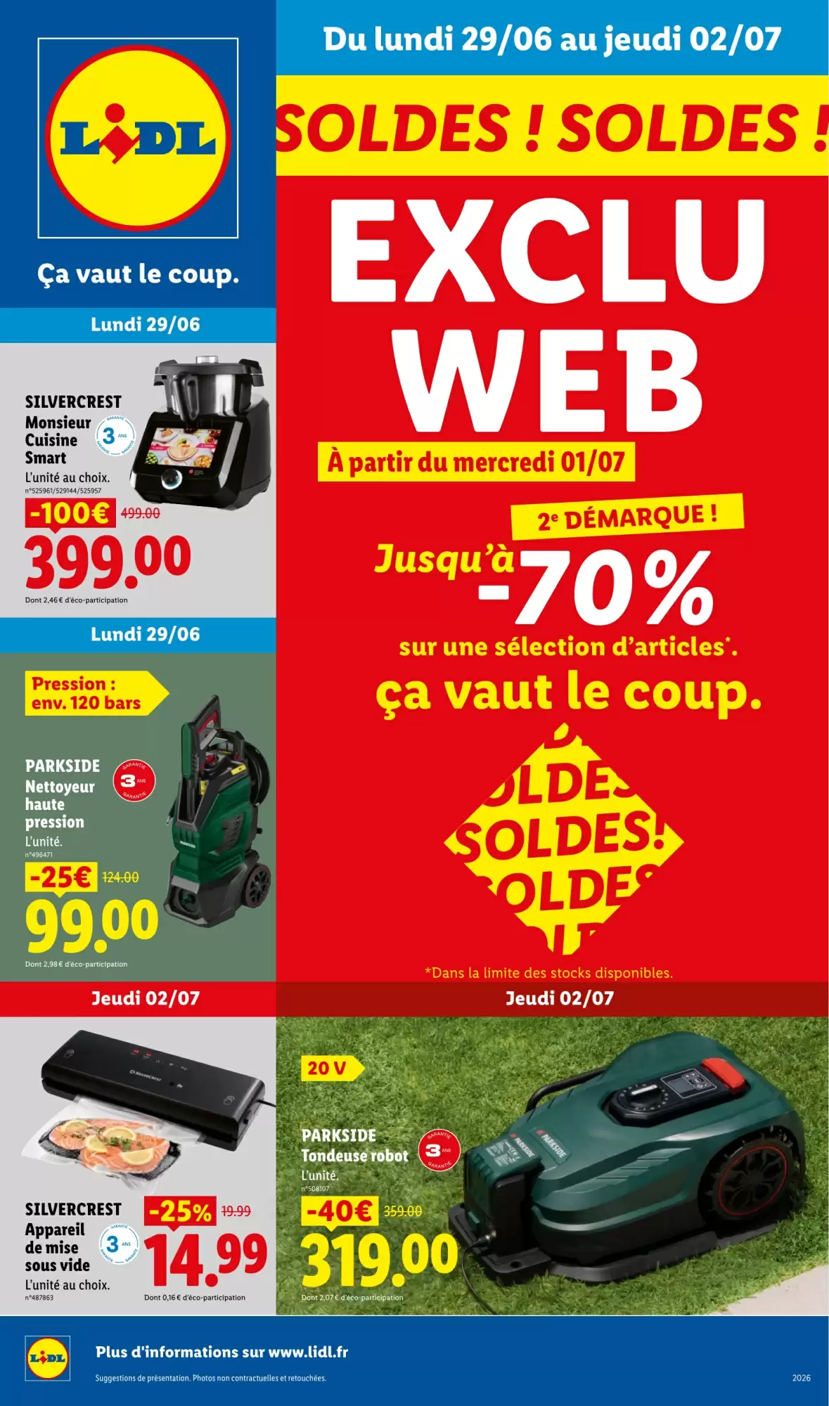 Catalogue Lidl du 29 juin au 2 juillet 2026 - Couverture
