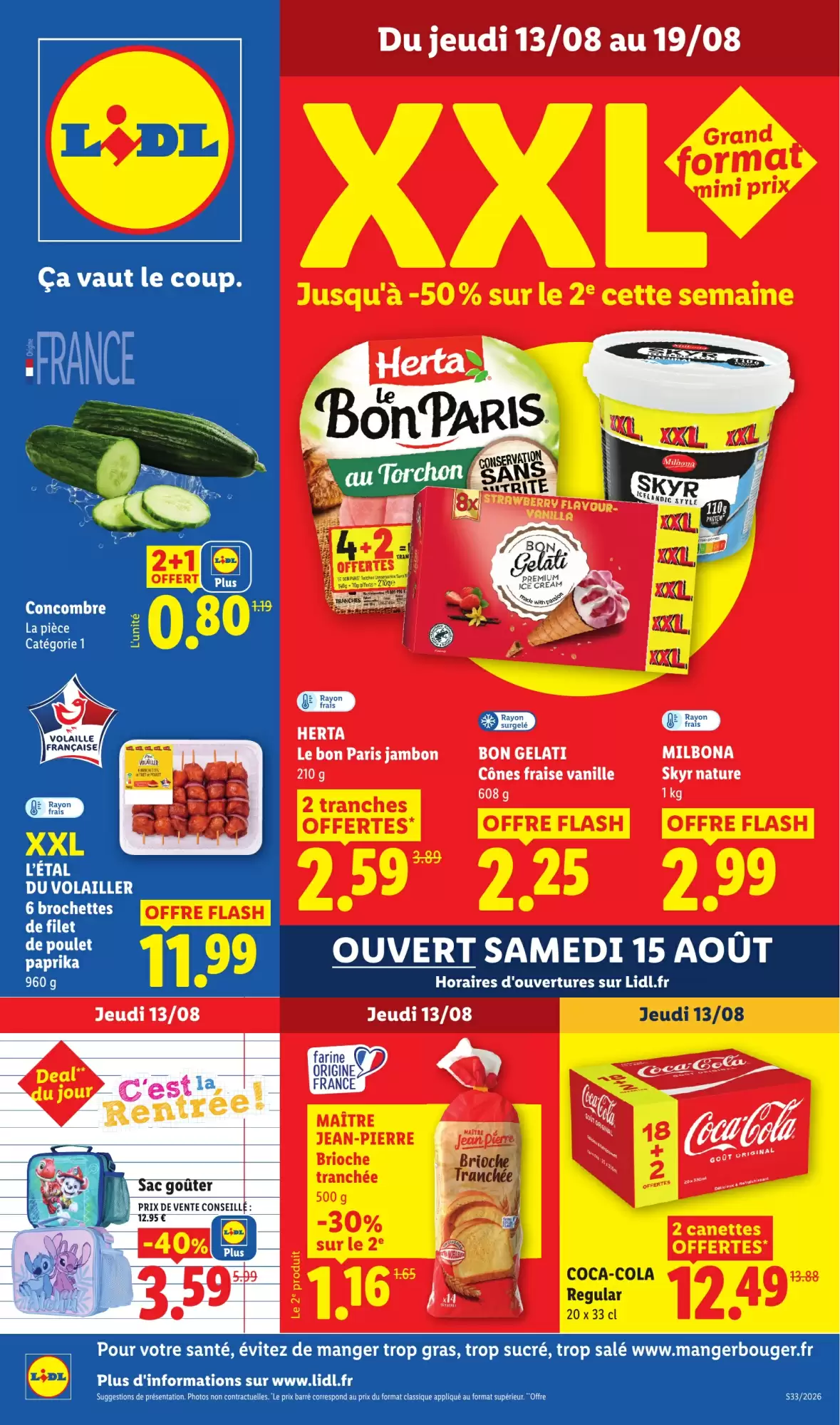 Catalogue Lidl du 13 au 19 août 2026 - Couverture