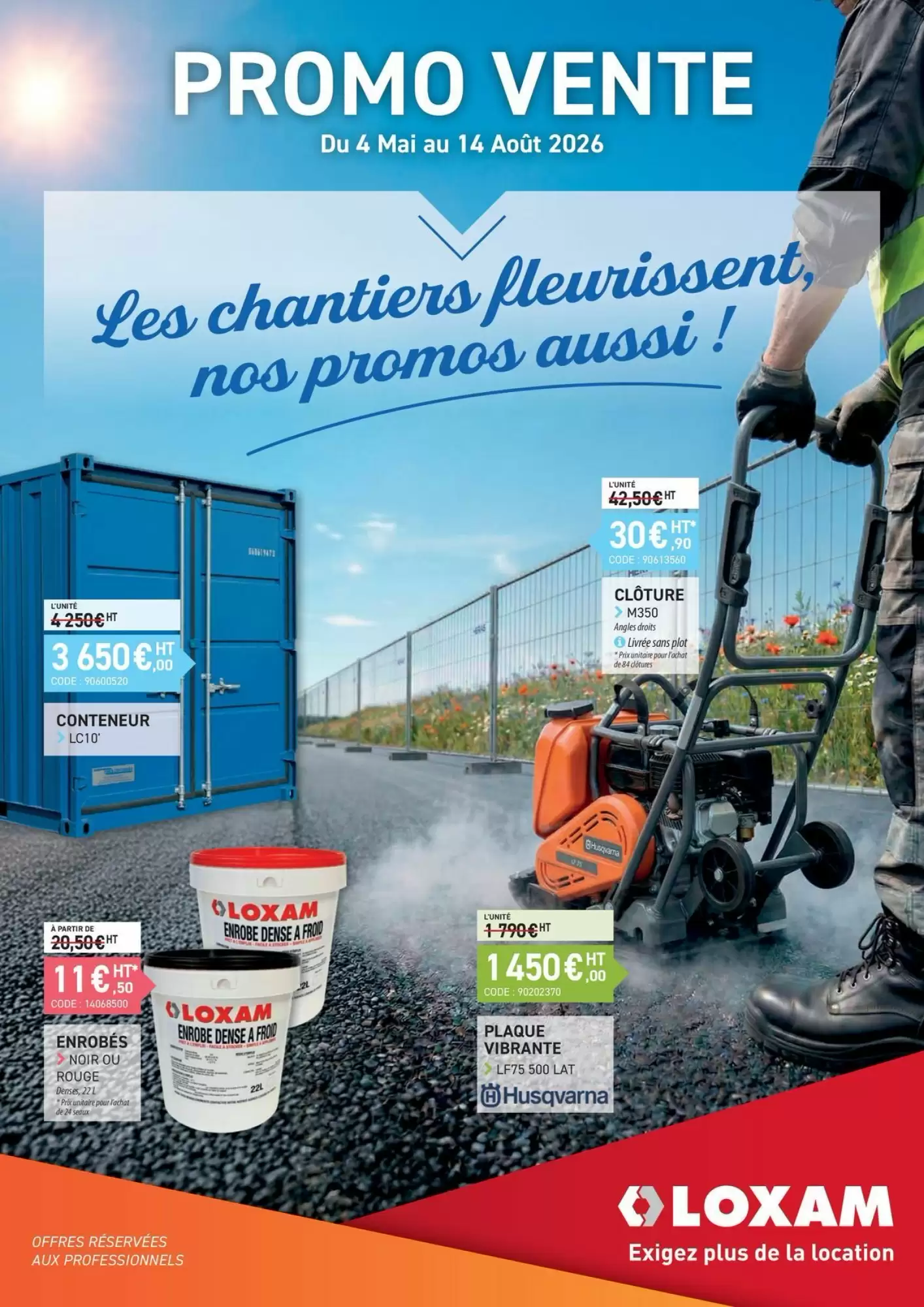 Catalogue Loxam du 1 juillet au 14 août 2026 - Couverture