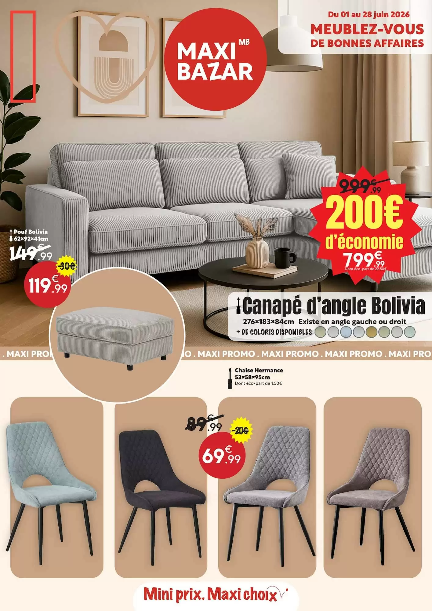 Catalogue Maxi Bazar - Couverture