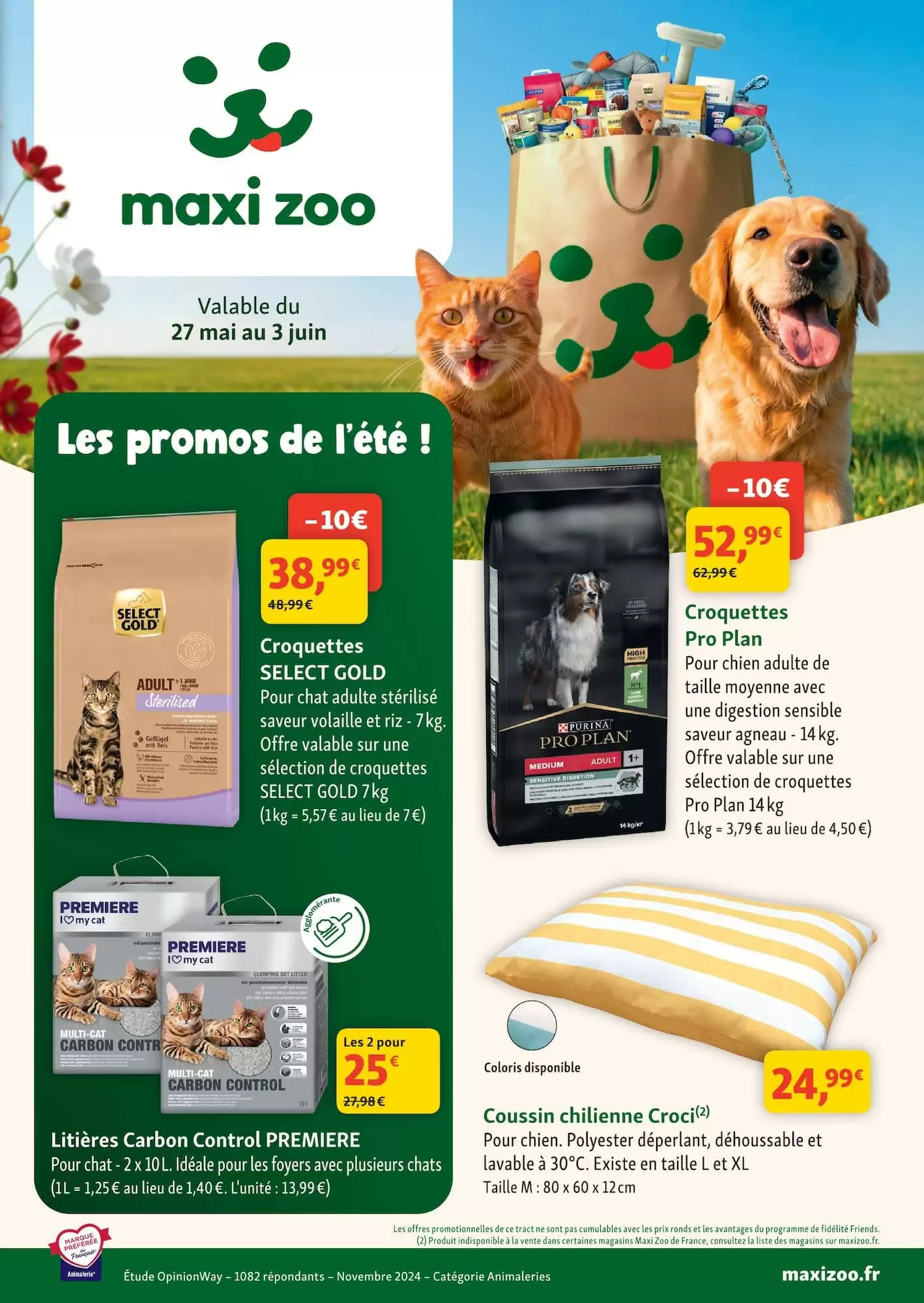 Catalogue Maxi Zoo du 27 mai au 3 juin 2026 - Couverture