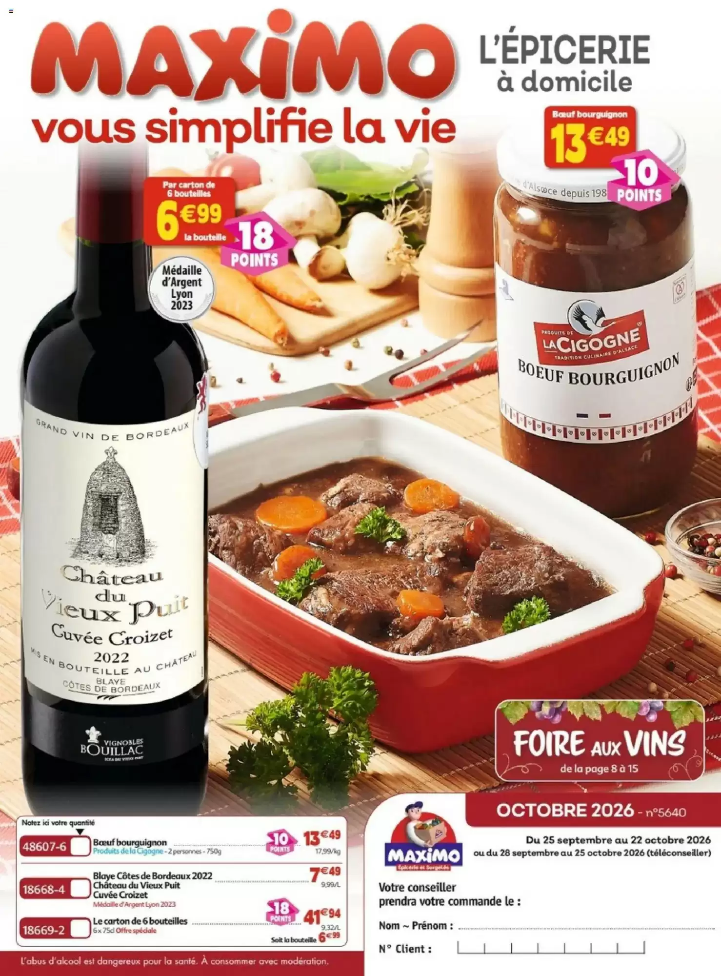 Catalogue Maximo du 28 septembre au 25 octobre 2026