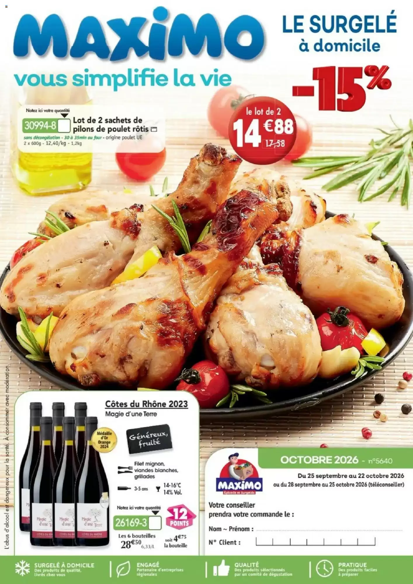 Catalogue Maximo du 28 septembre au 25 octobre 2026