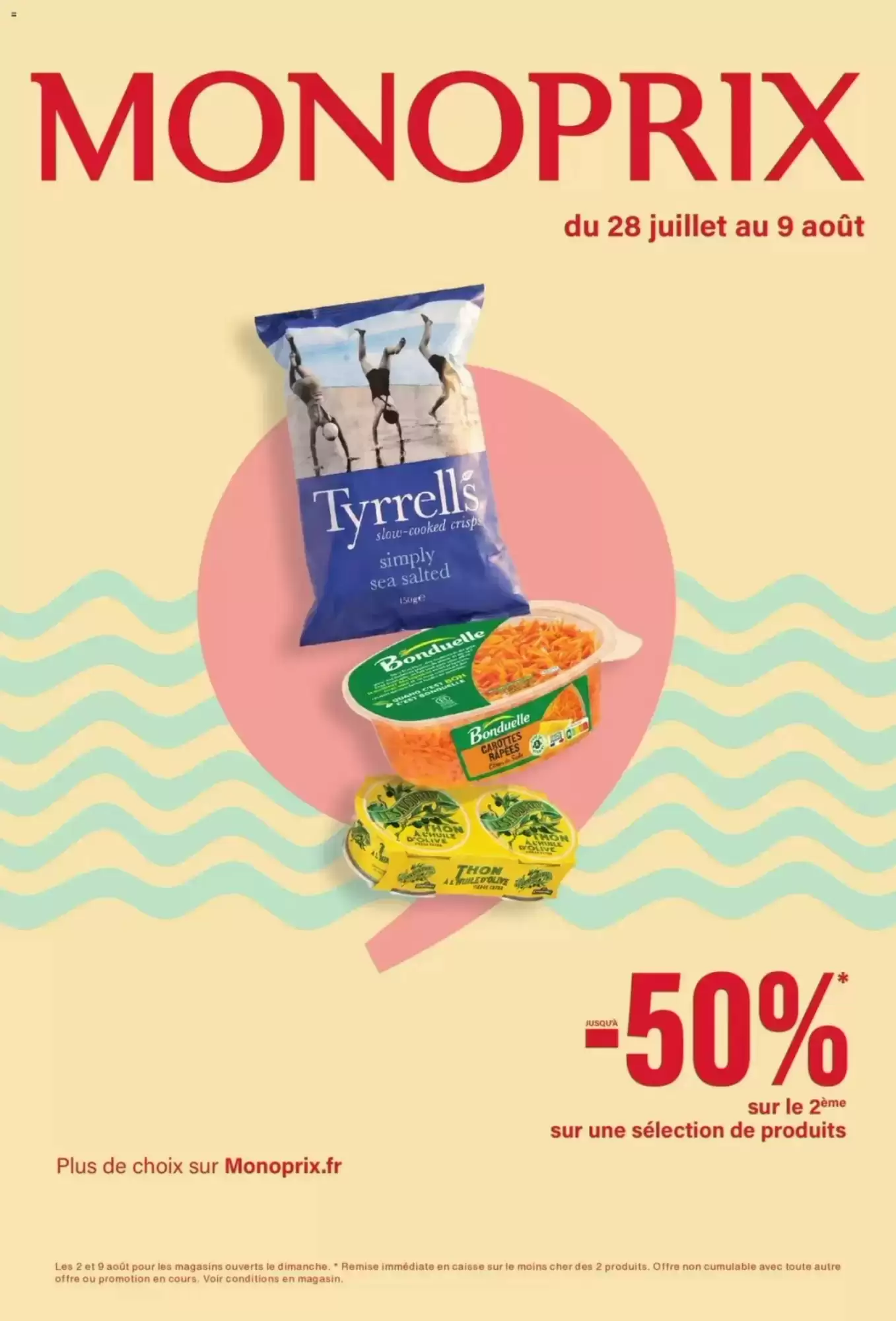 Catalogue Monop' du 29 juillet au 9 août 2026 - Couverture