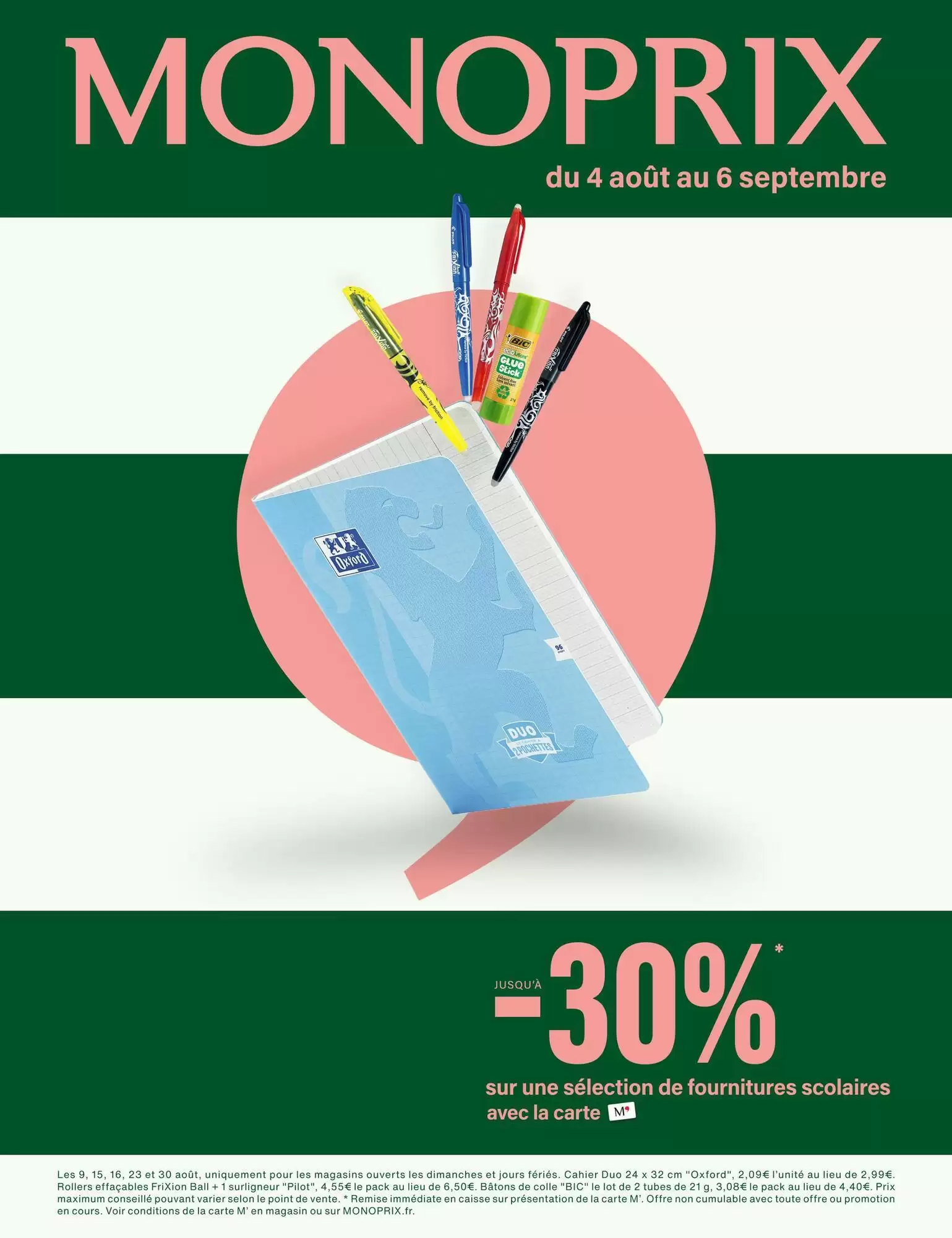 Catalogue Monop' du 4 août au 6 septembre 2026