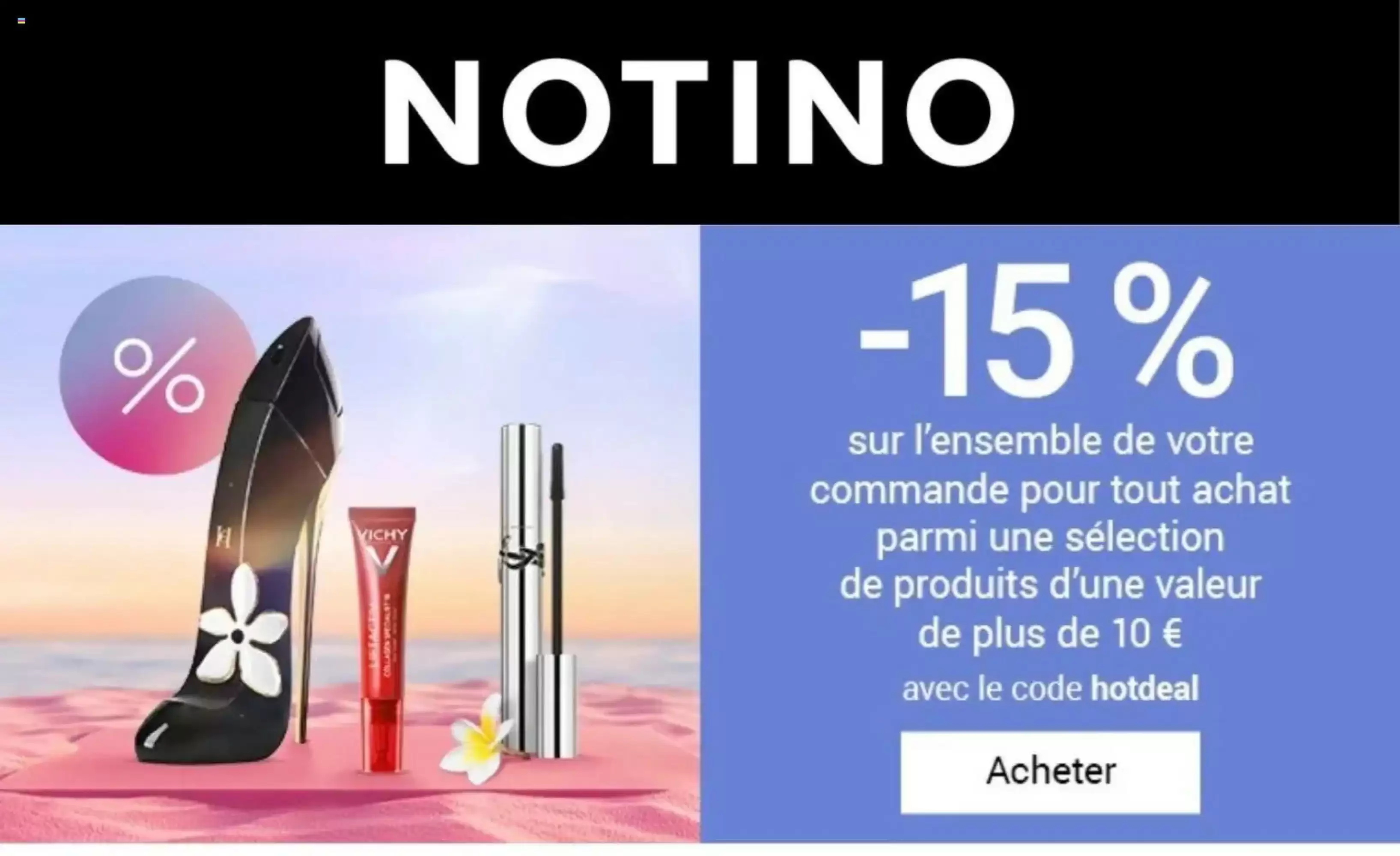 Catalogue Notino du 24 au 30 août 2026