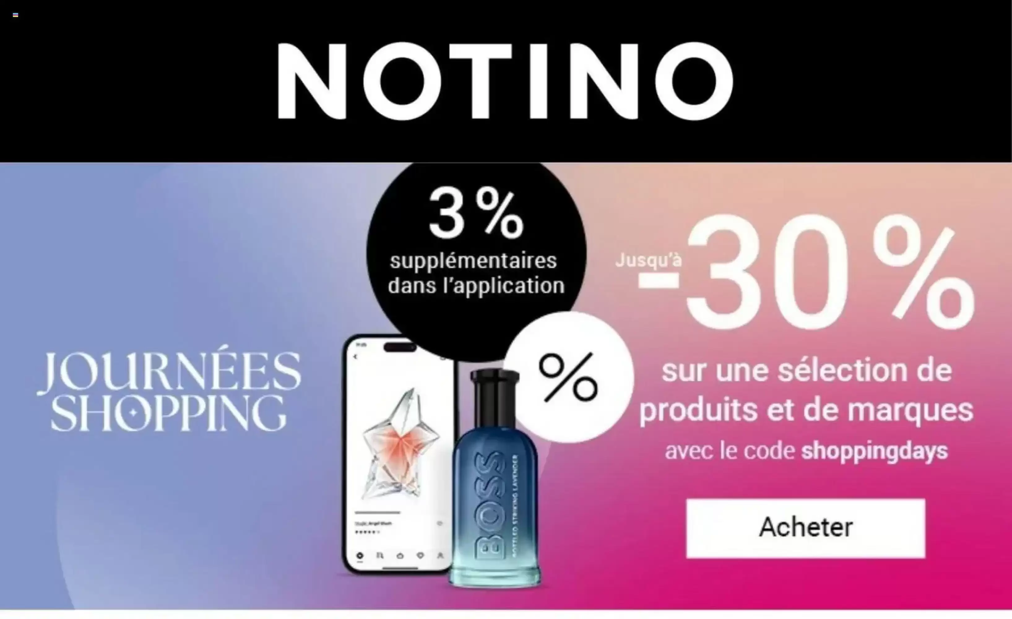 Catalogue Notino du 31 août au 6 septembre 2026