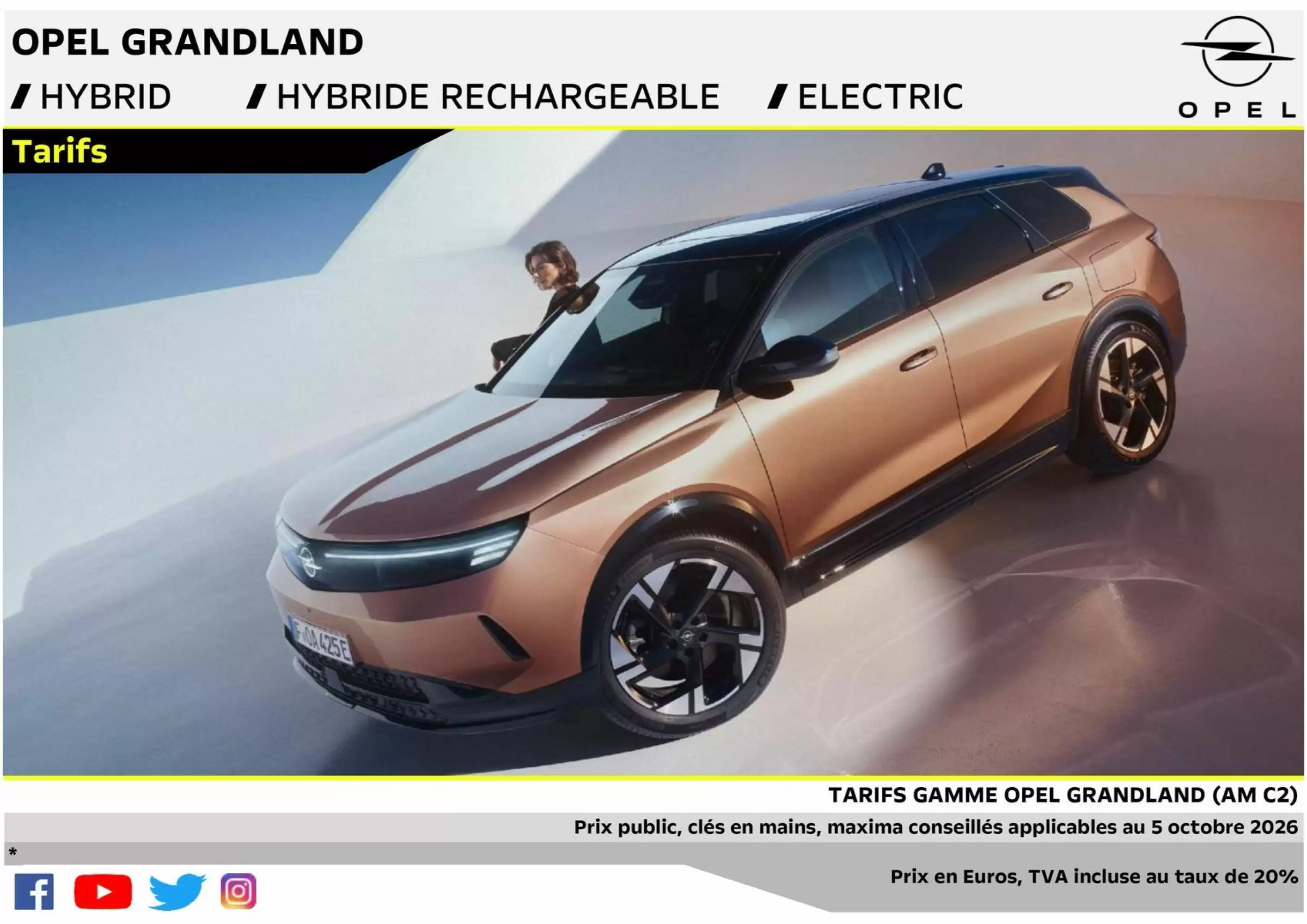 Catalogue Opel du 7 octobre au 31 décembre 2026