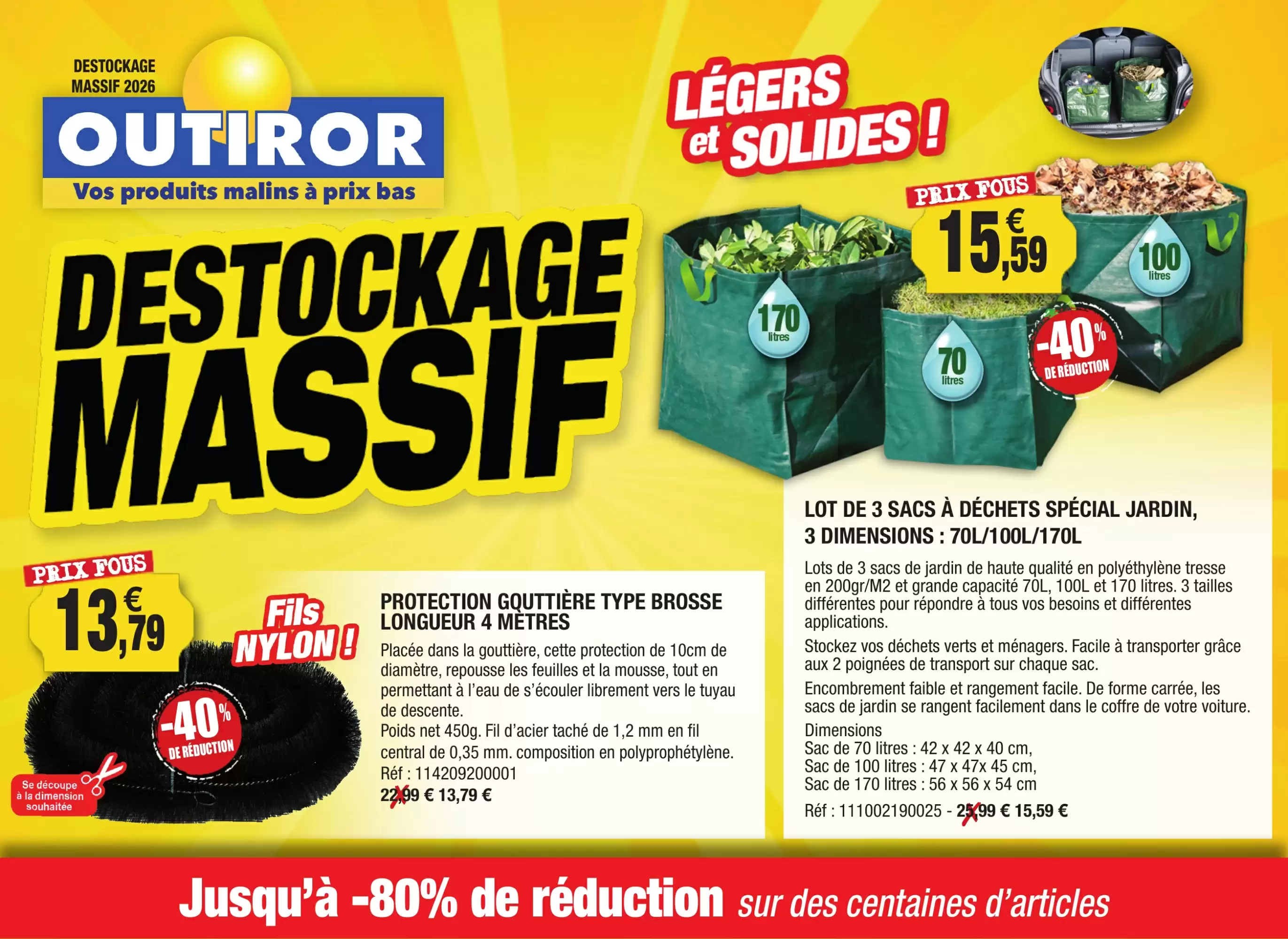 Catalogue Outiror du 26 octobre au 30 novembre 2026