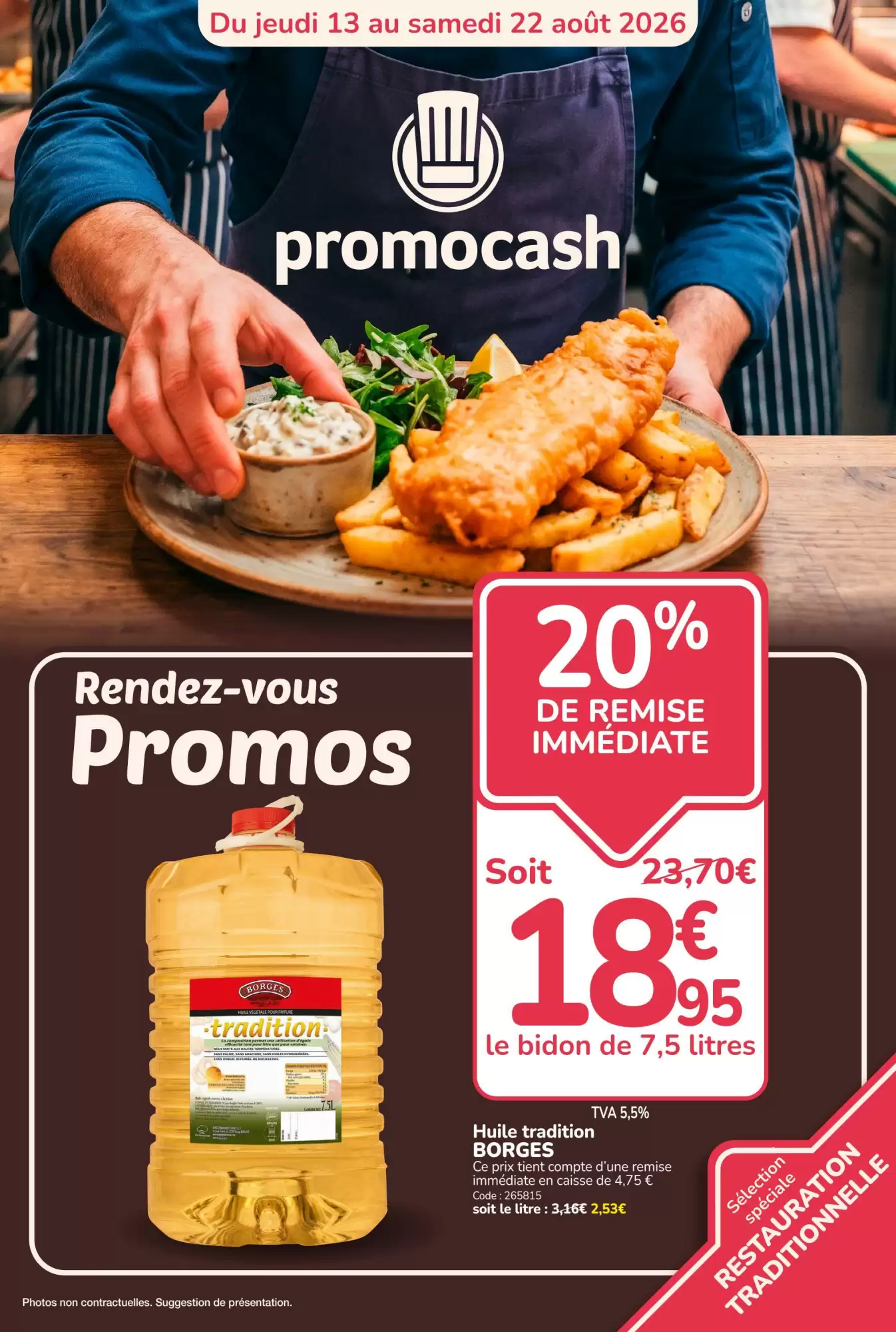 Catalogue Promocash du 13 au 22 août 2026 - Couverture