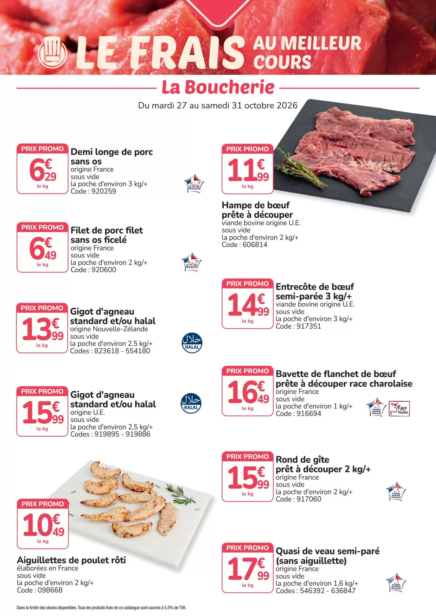 Catalogue Promocash du 27 au 31 octobre 2026