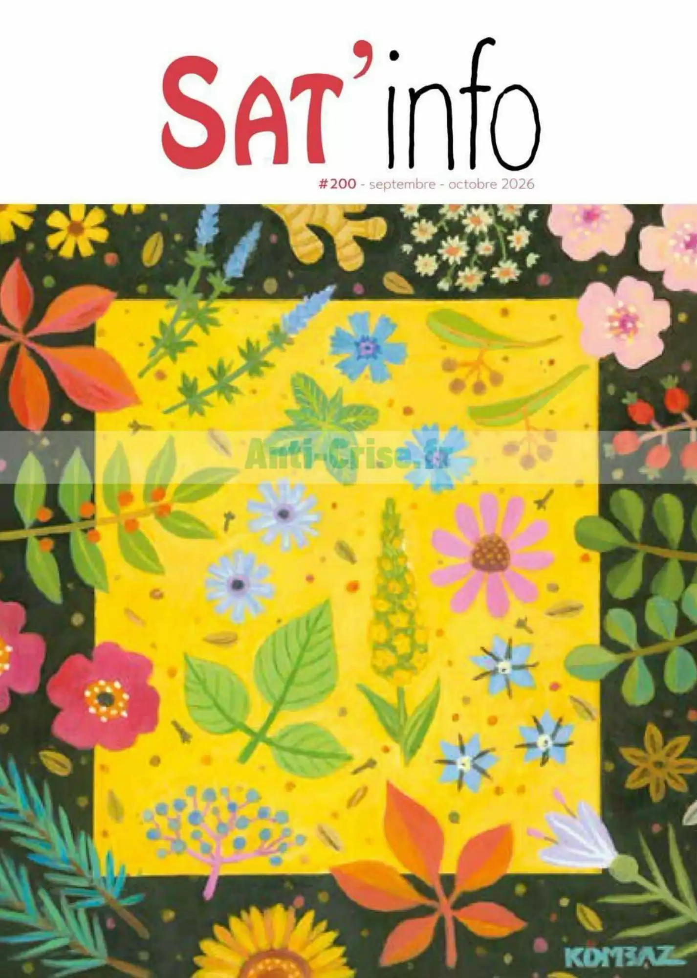 Catalogue Satoriz du 9 septembre au 31 octobre 2026 - Couverture