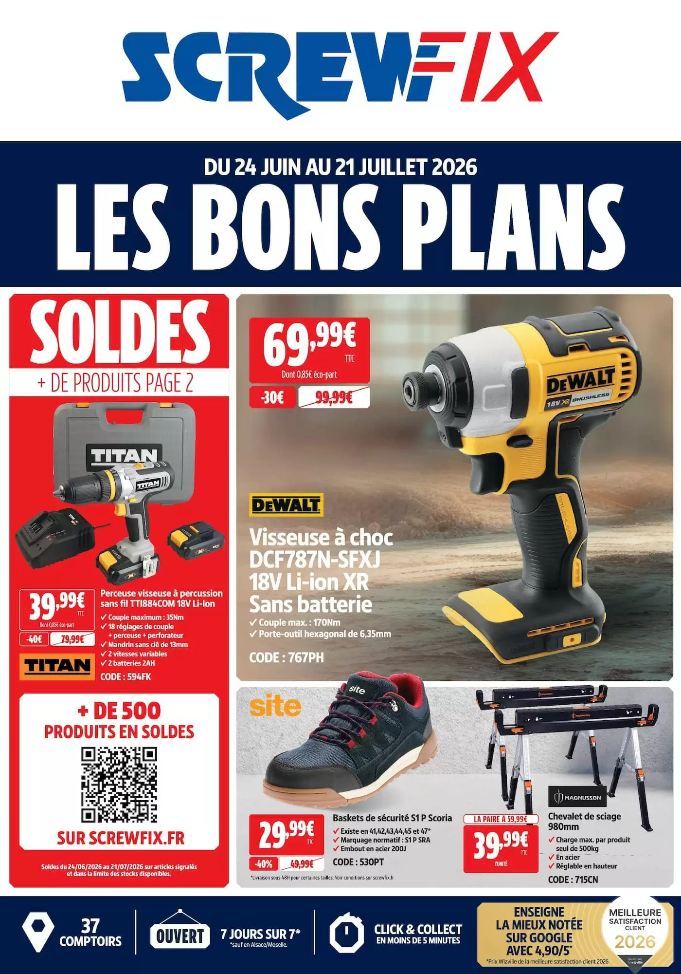 Catalogue Screwfix du 24 juin au 21 juillet 2026 - Couverture