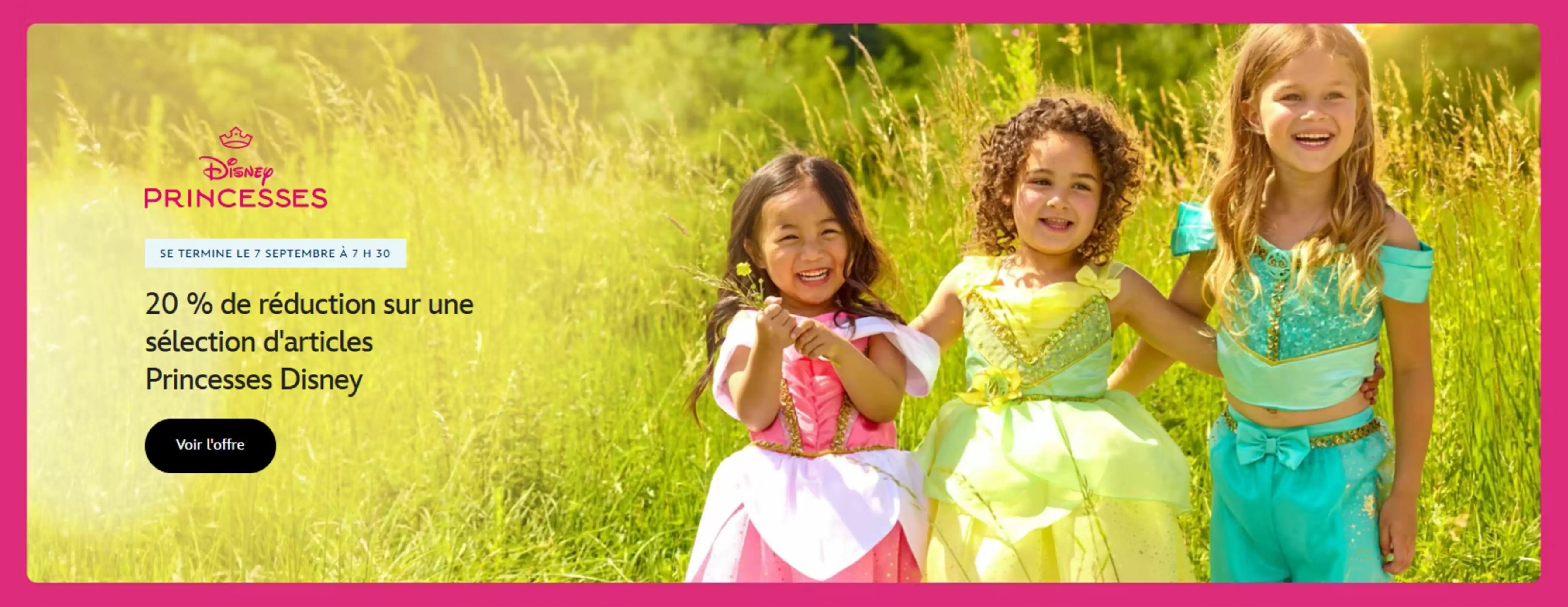Catalogue Shop Disney du 19 août au 7 septembre 2026