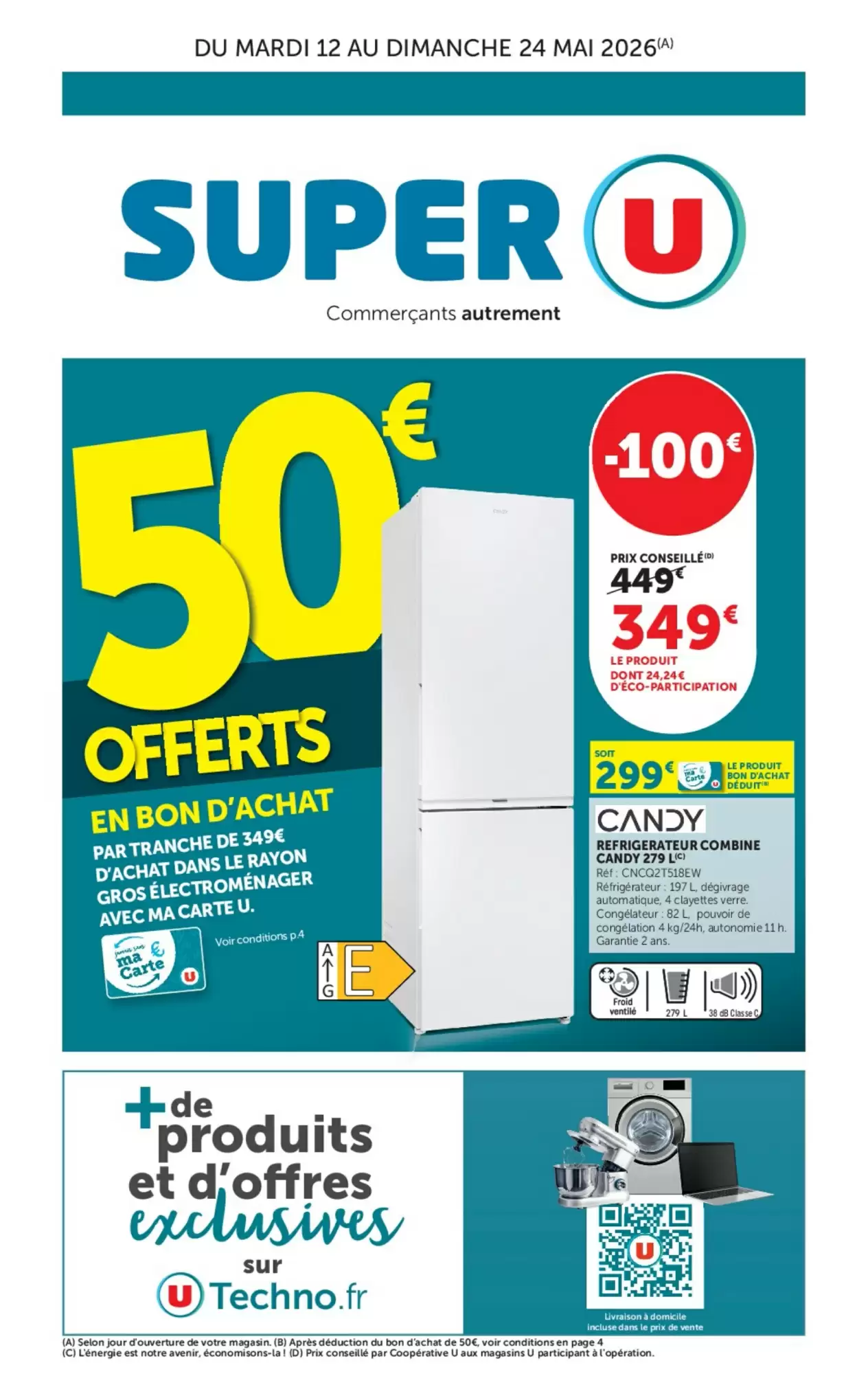 Catalogue Super U | Les prix bas de l'électroménager