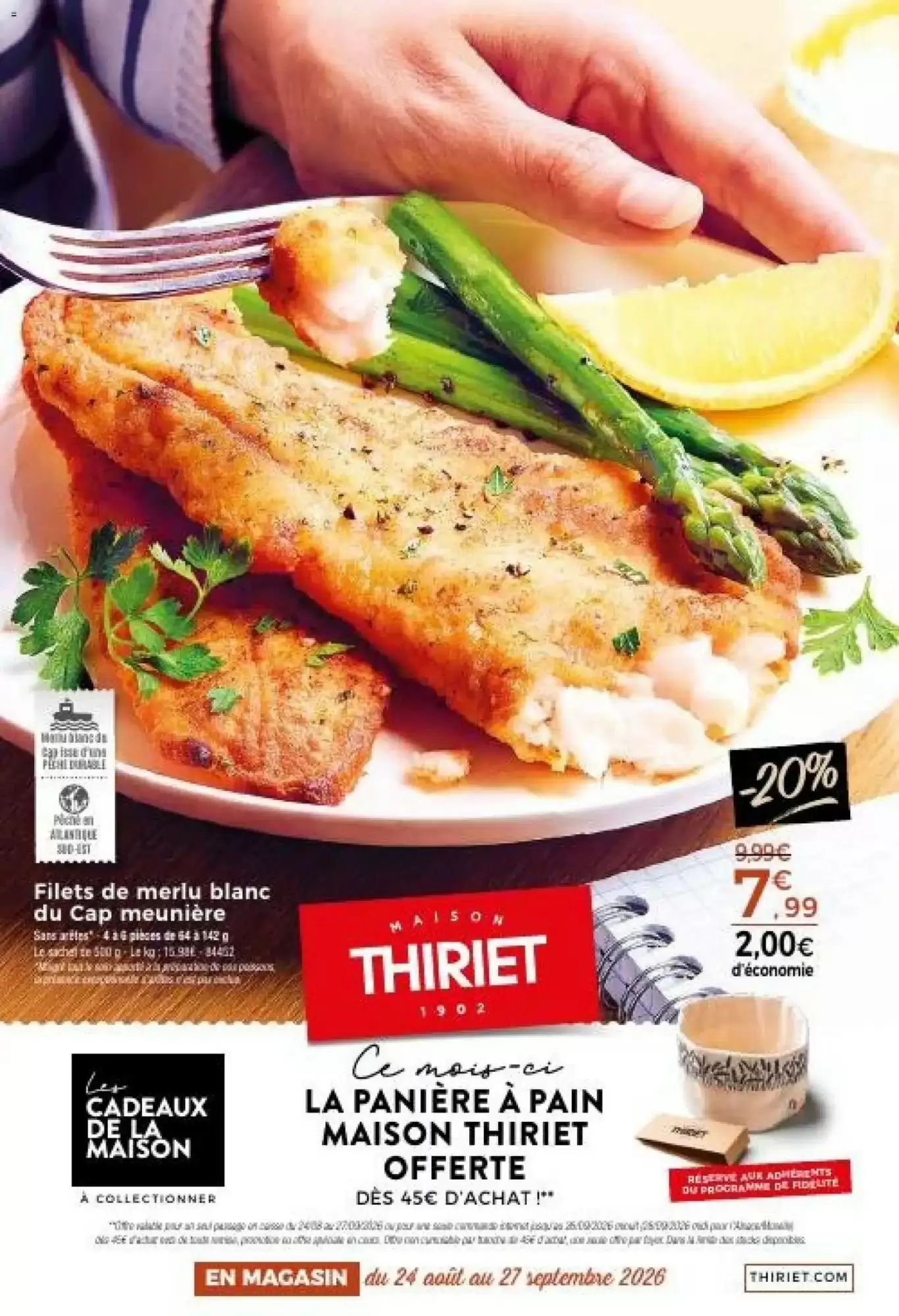 Catalogue Thiriet du 24 août au 27 septembre 2026