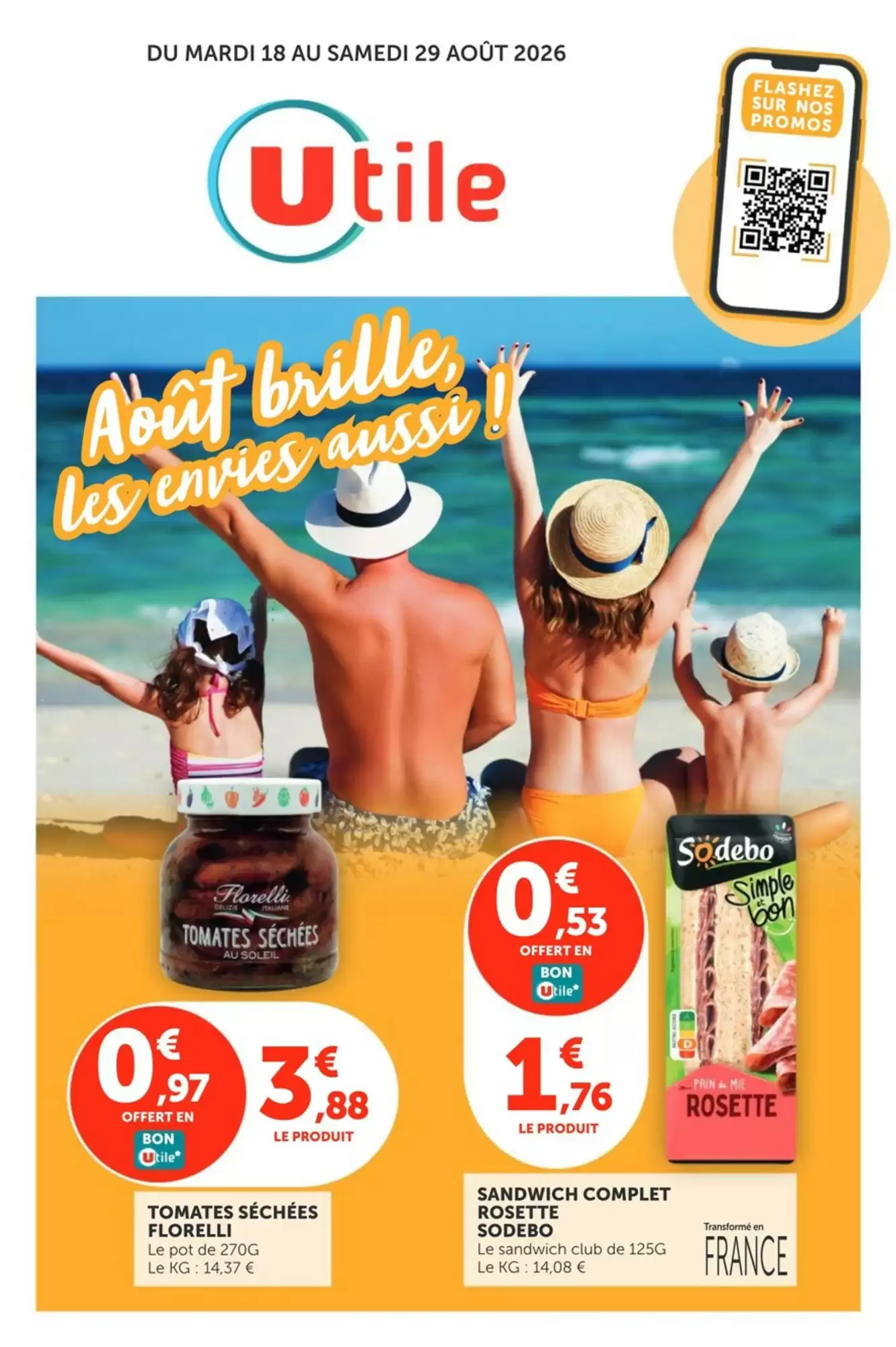 Catalogue Utile du 18 au 29 août 2026