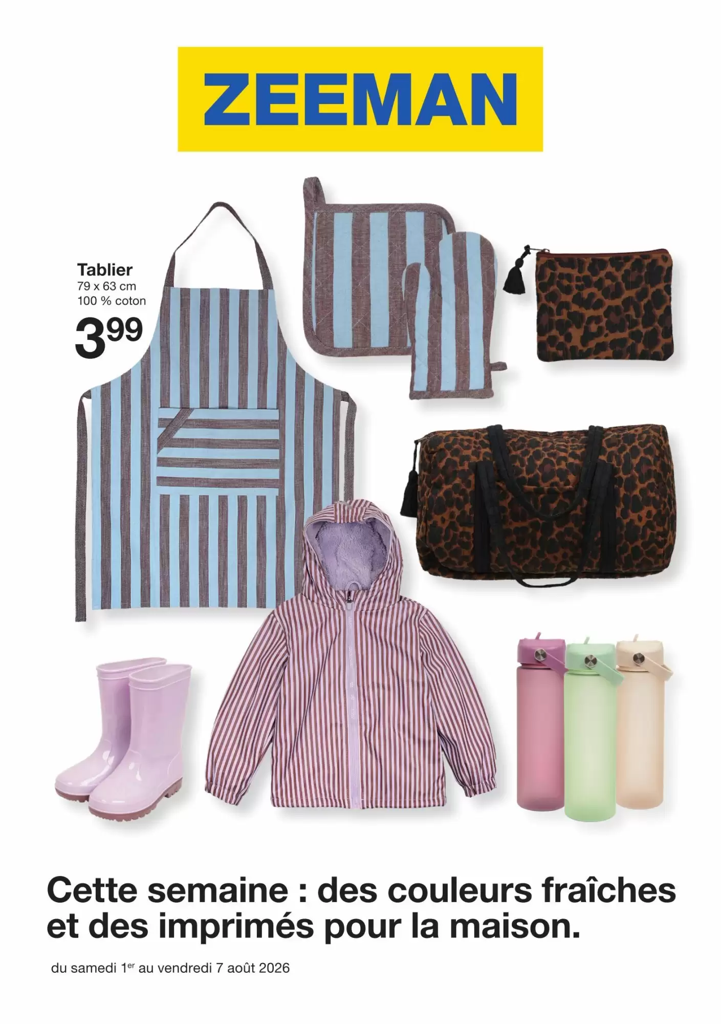 Catalogue Zeeman du 1 au 7 août 2026 - Couverture