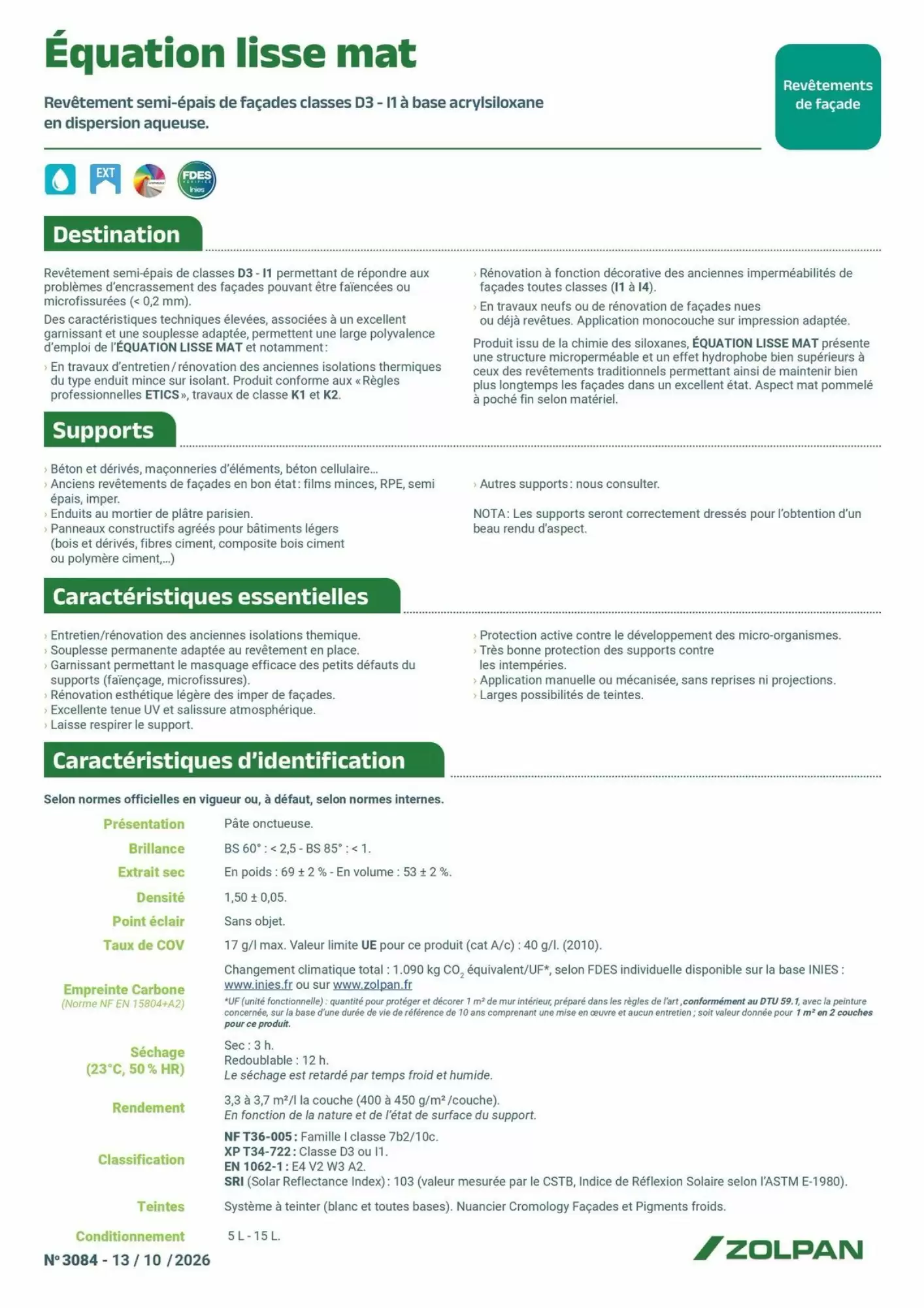 Catalogue Zolpan du 14 au 31 octobre 2026 - Couverture