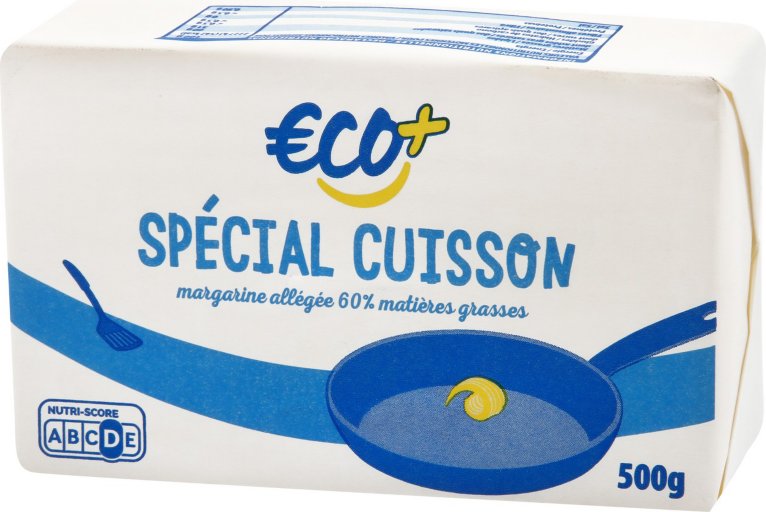 Margarine allégée 60% Mat. Gr. - 500g - ECO +