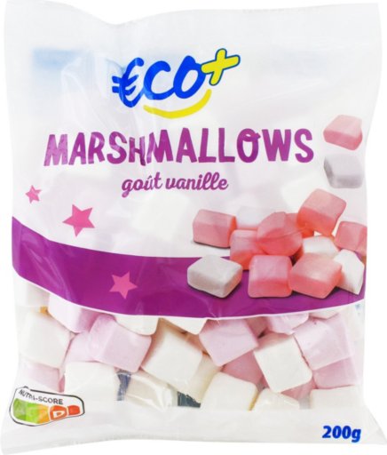 Marshmallows goût vanille - 200 g - ECO +